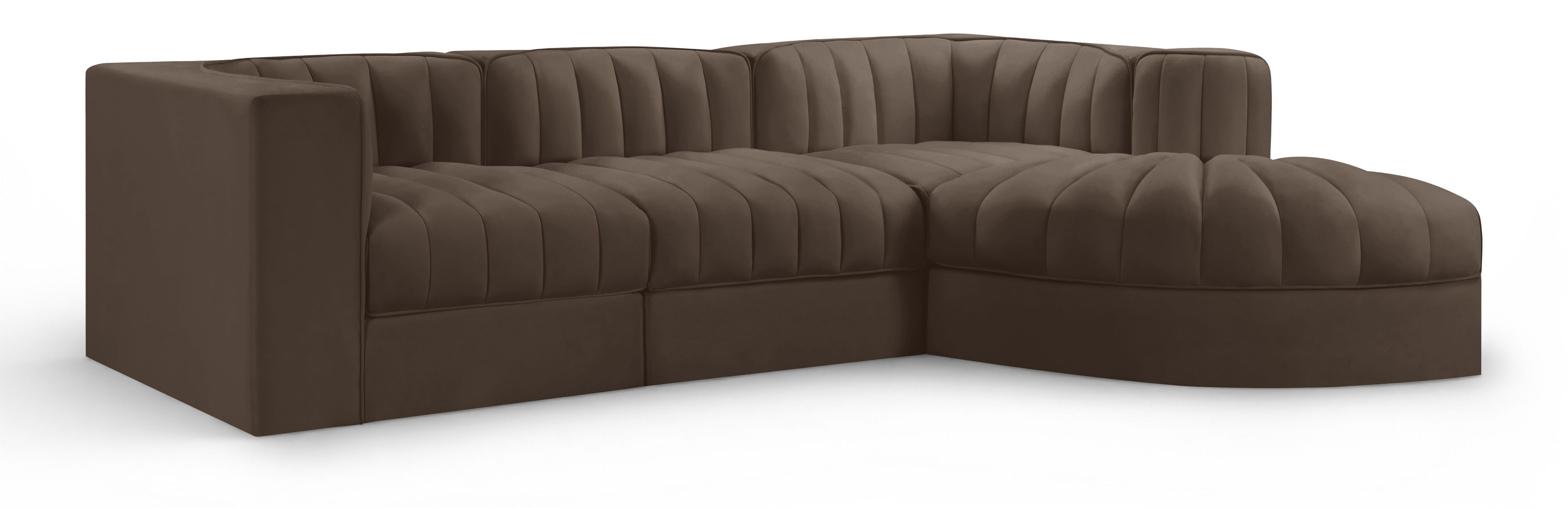 4 Pc · Modular Sectional, With Reverse Corner Chair