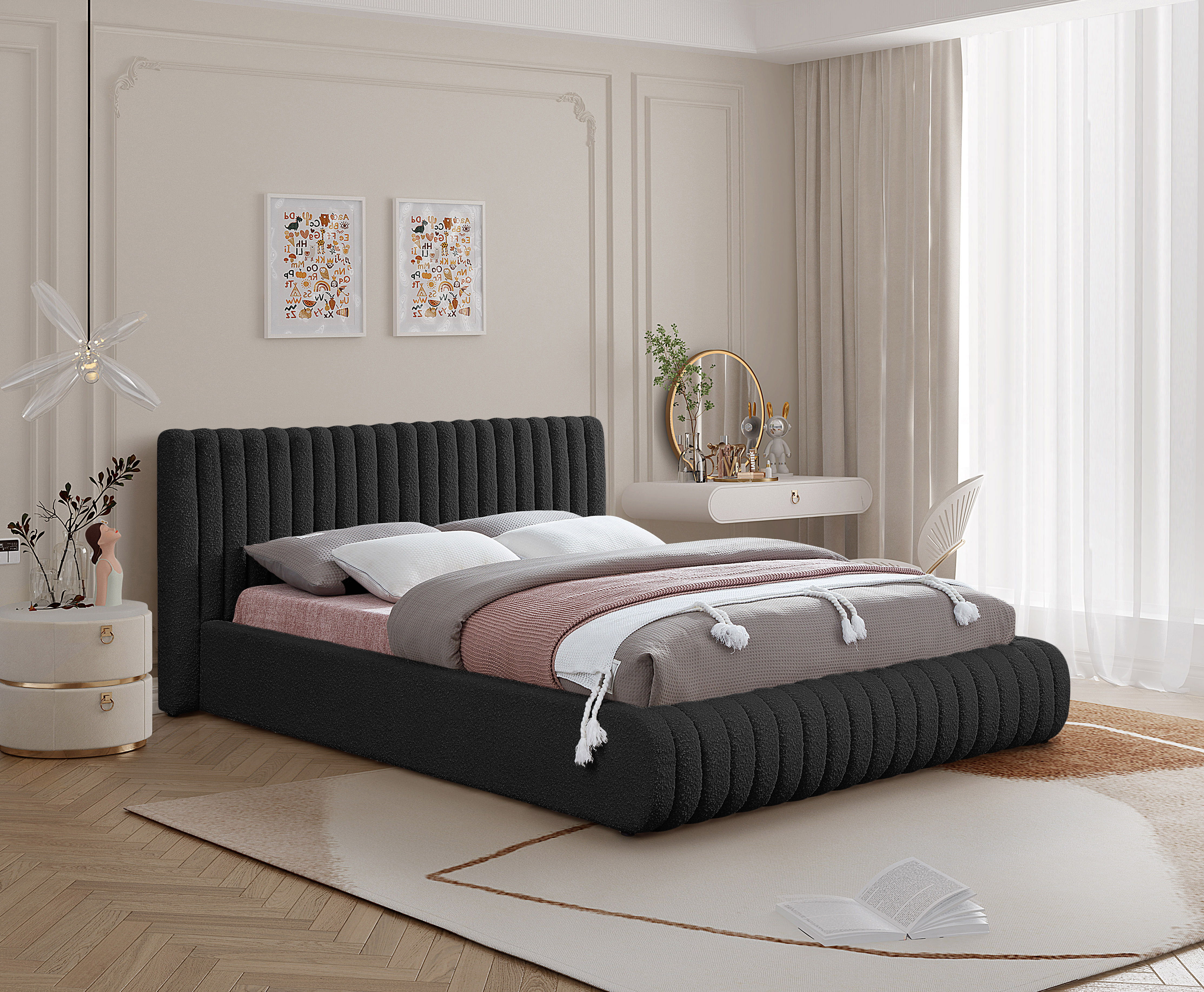 Nash - Queen Bed - Black