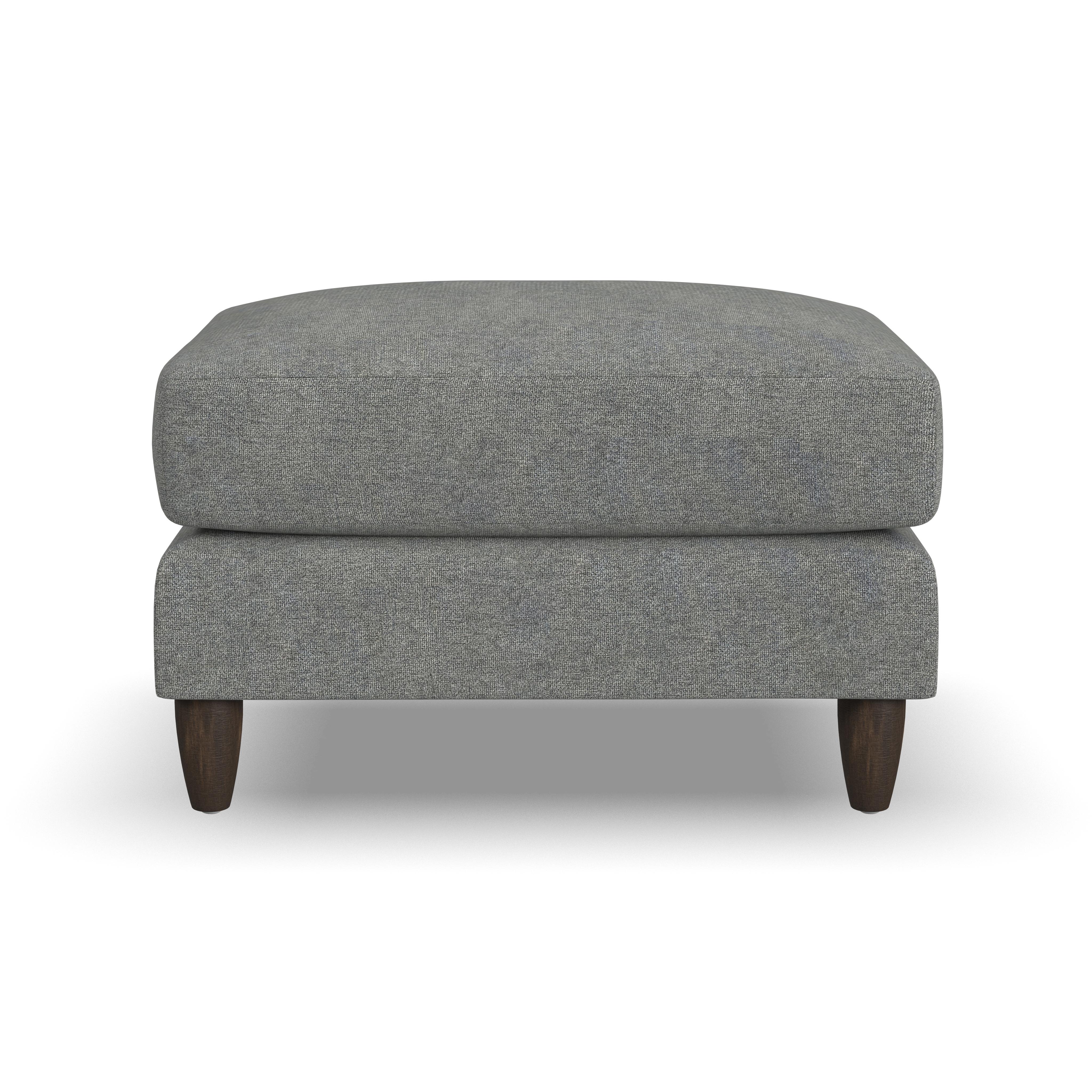Thomas - Fabric Ottoman, gray, view 4