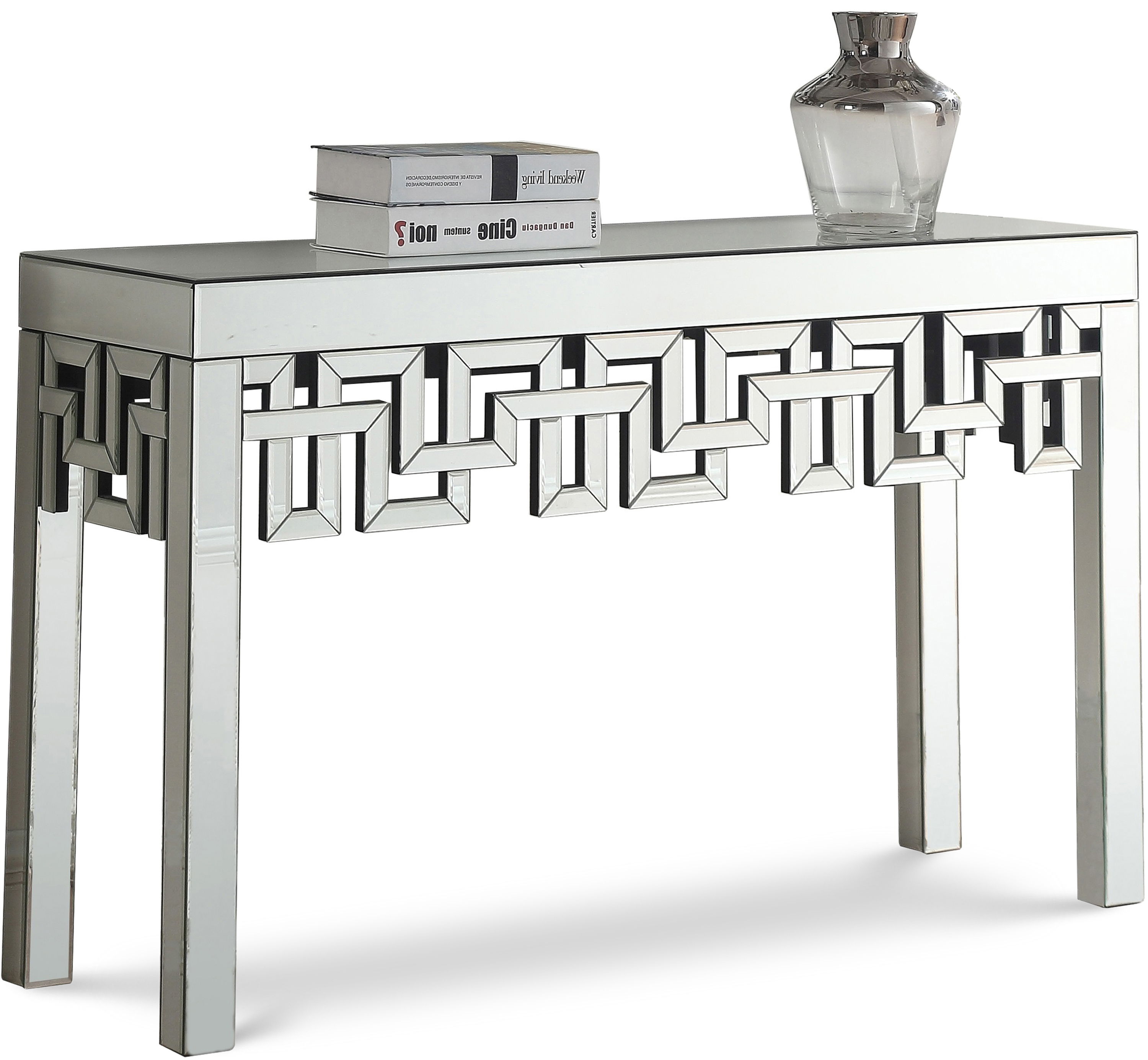 Aria - Console Table - Pearl Silver