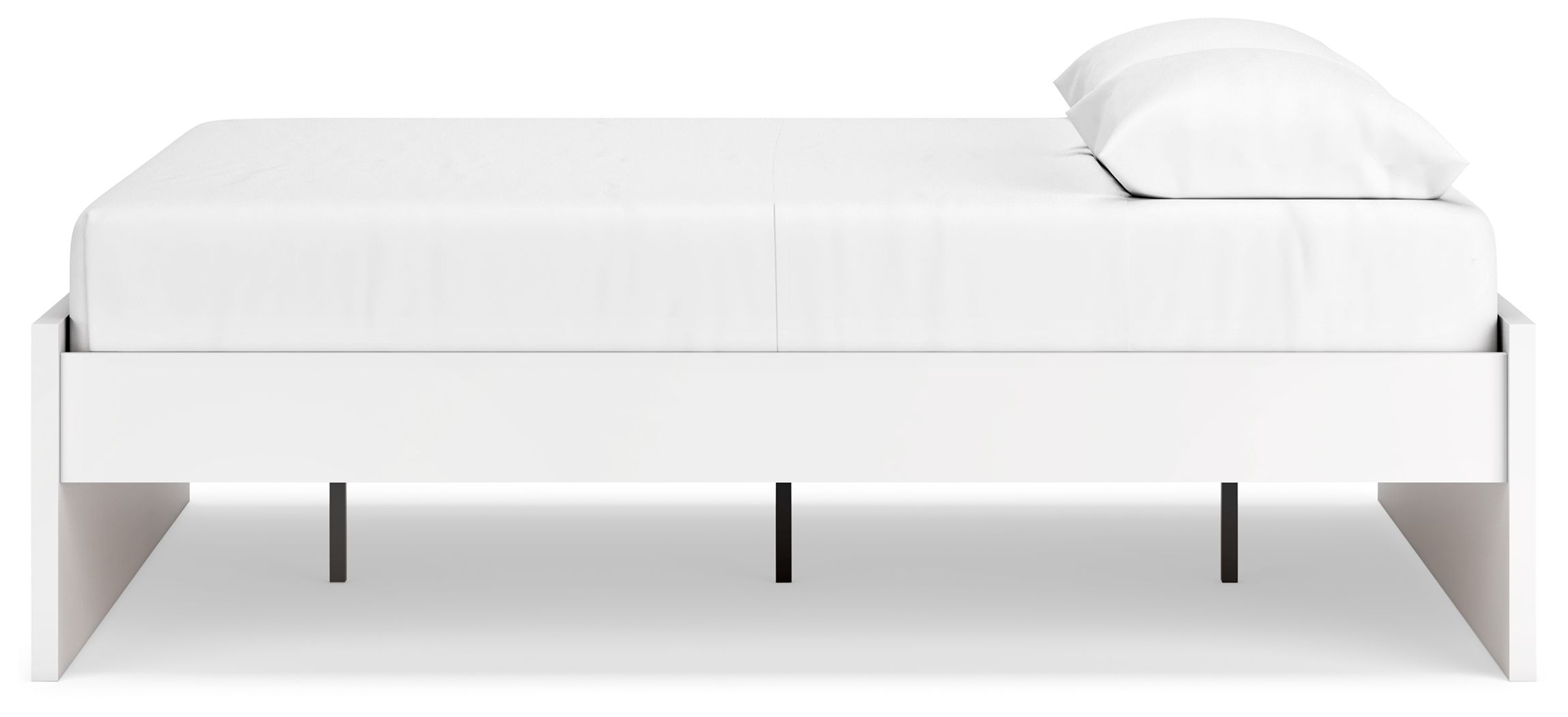 Onita - Queen Platform Bed - White, white, view 7