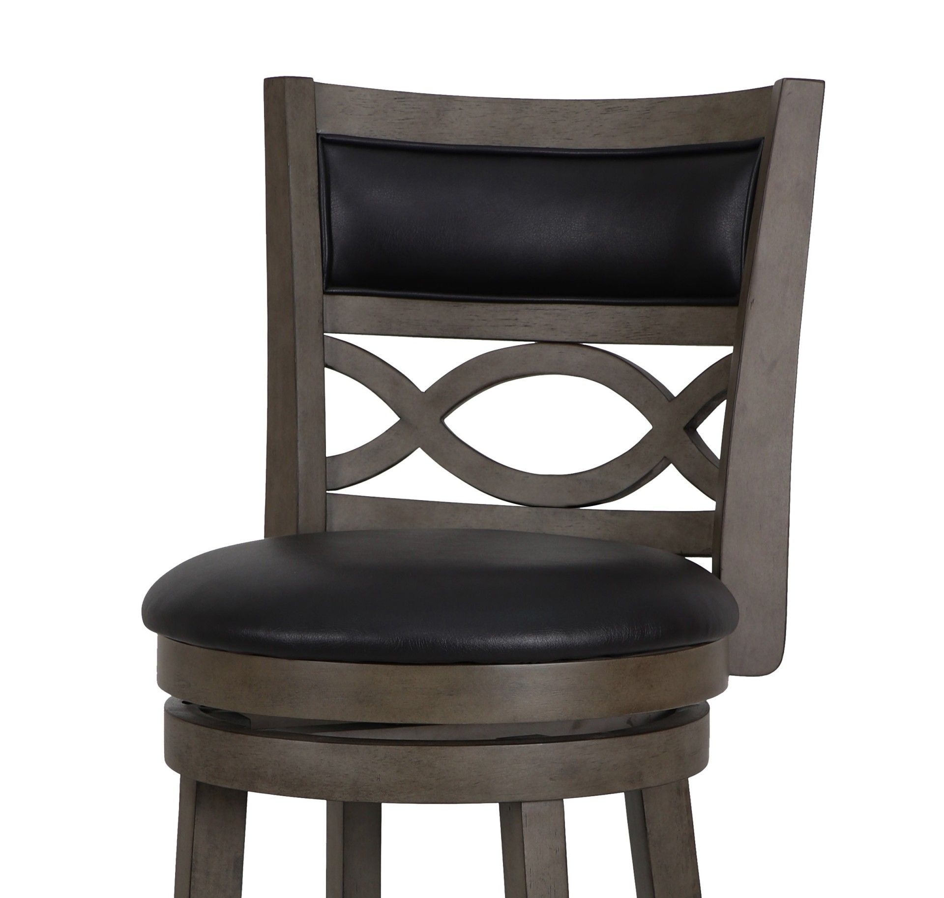 Manchester - Bar Stool - Antique Gray, black, view 4