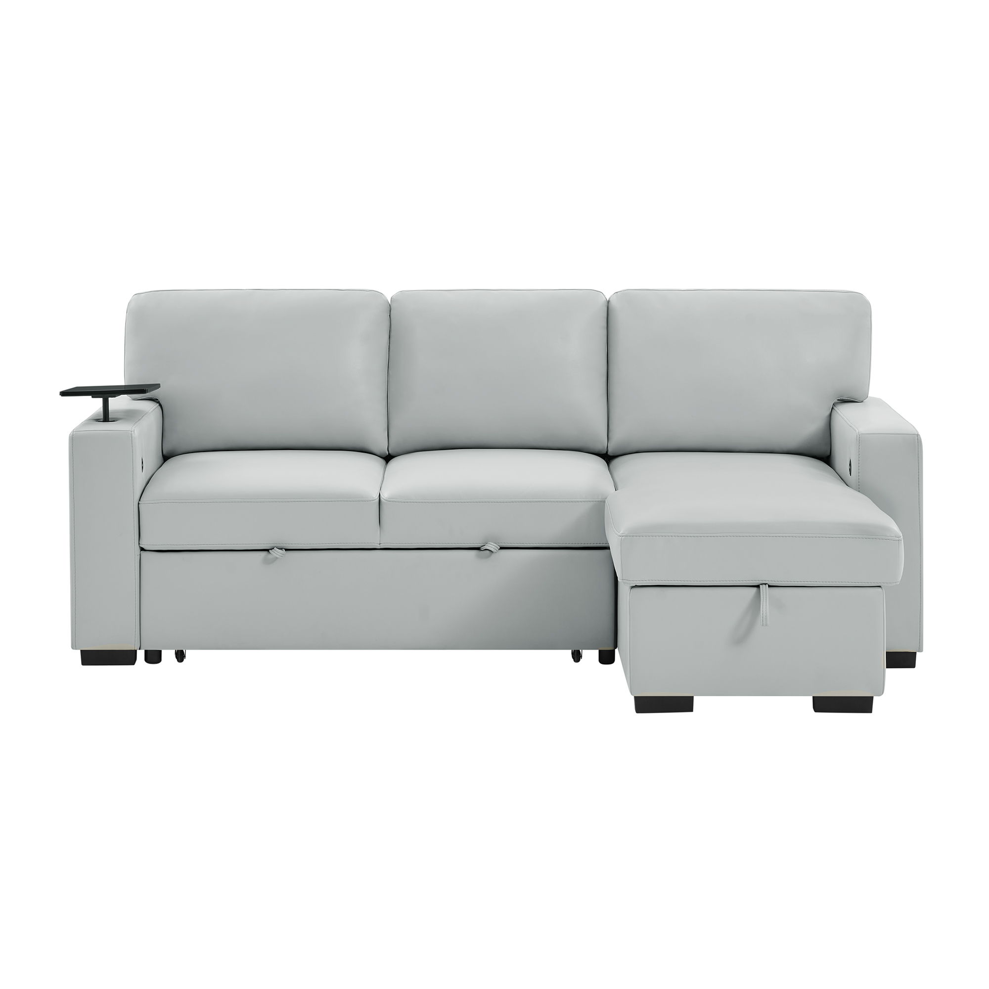 U0212 - Reversible Sofa Bed Chaise - Blanche Silver