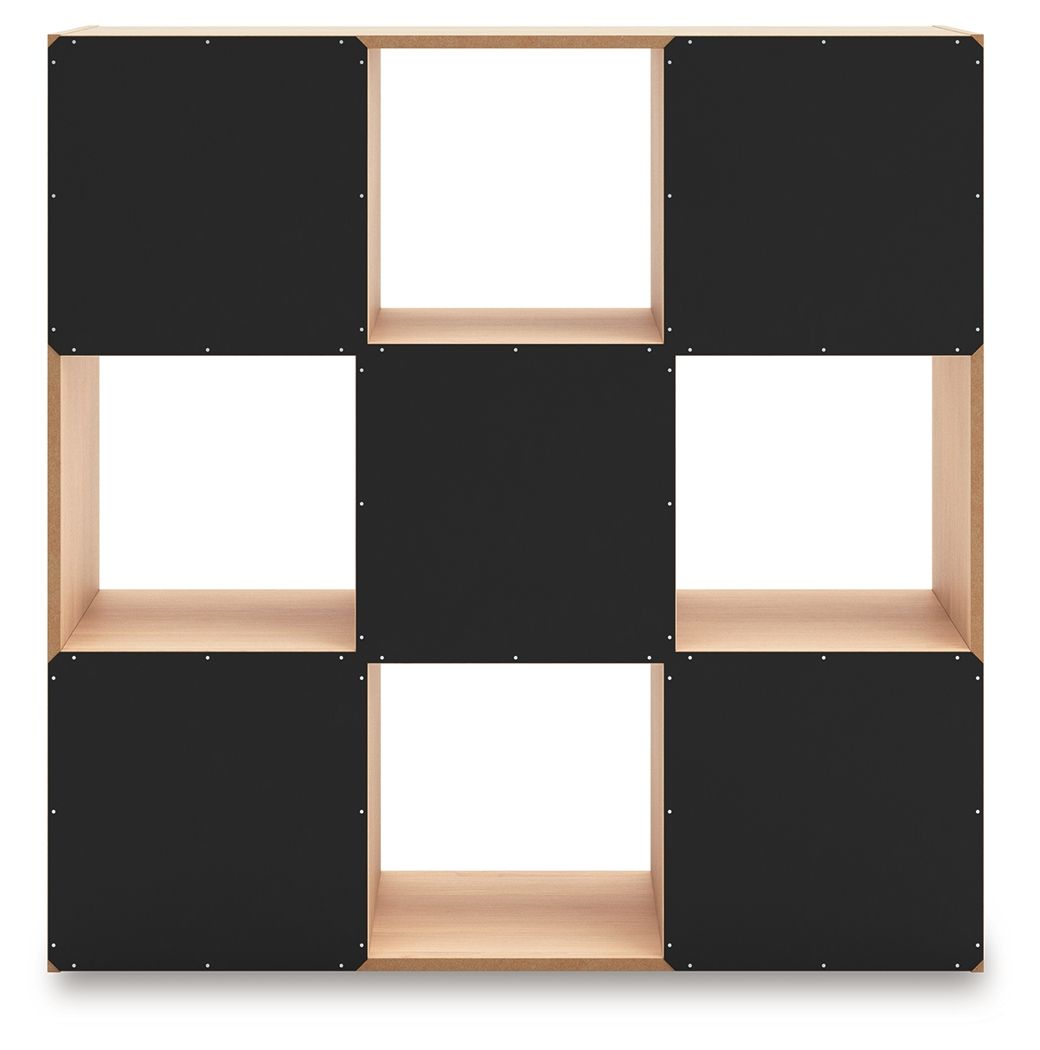 Ashley Furniture Piperton - Nine Cube Organizer - Tan - Image 6