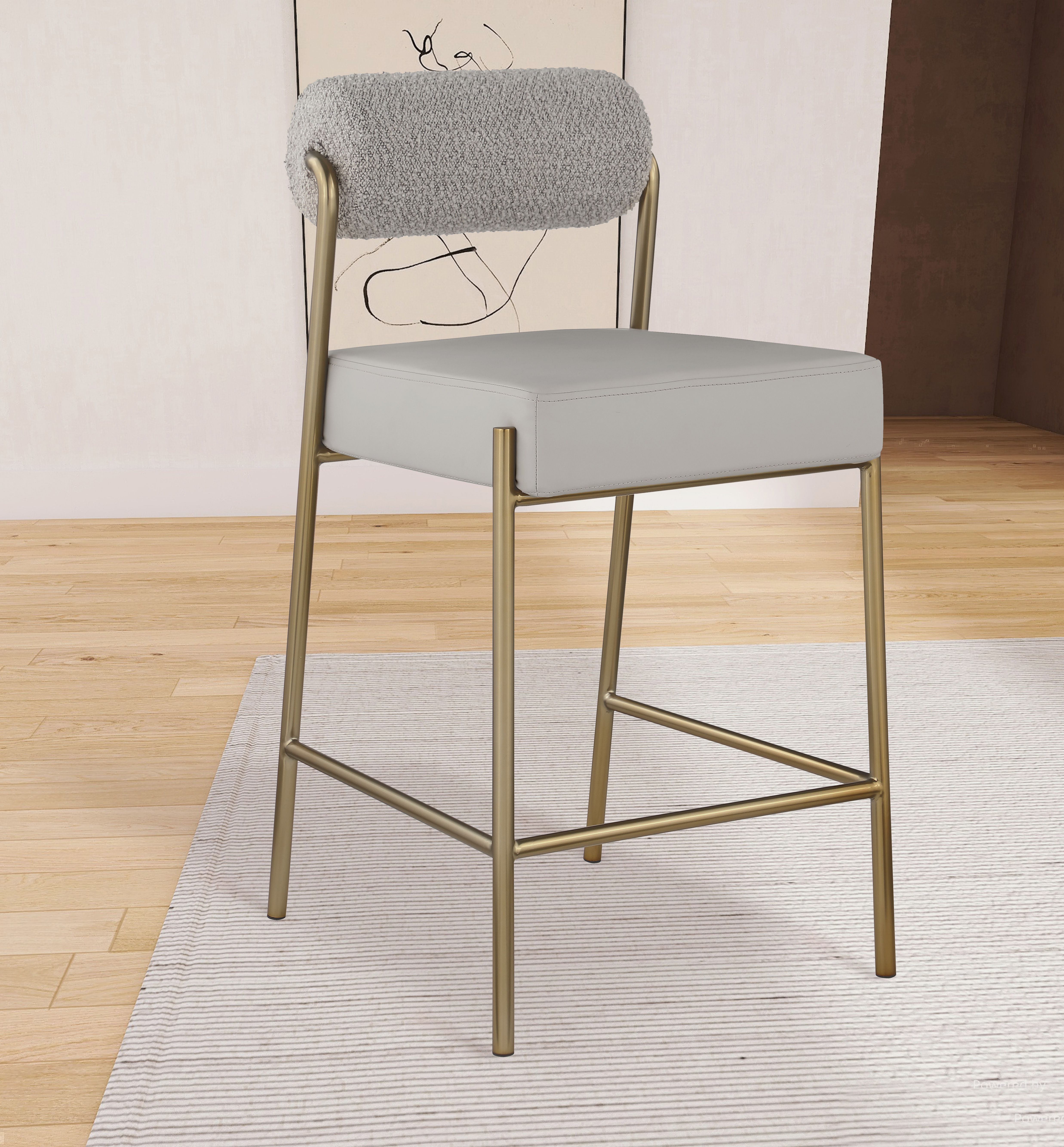 Carly - Counter Stool - Taupe