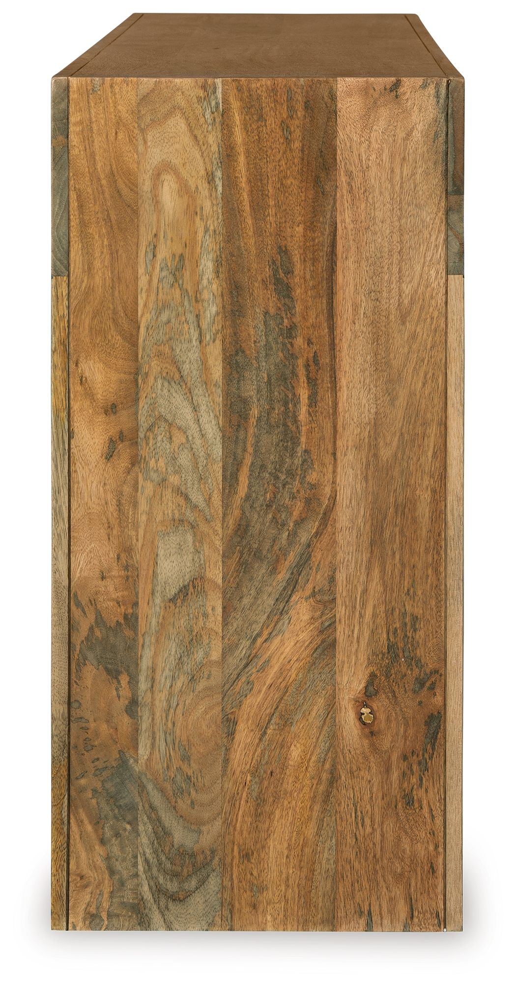 Ashley Furniture Luzmanacy - Console Sofa Table - Natural Brown - Image 4