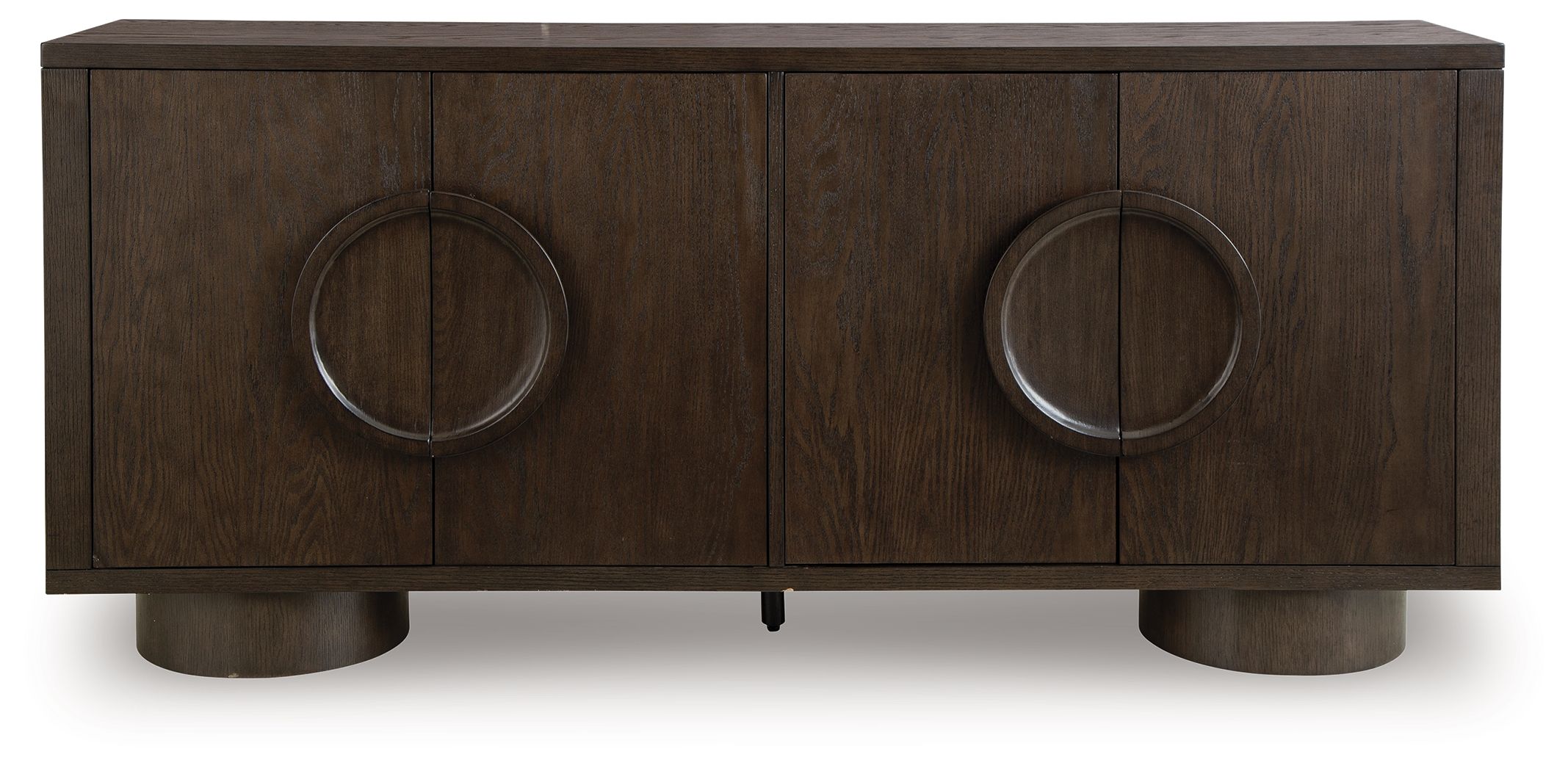 Ashley Furniture Veeda - Accent Cabinet - Dark Brown - Image 4