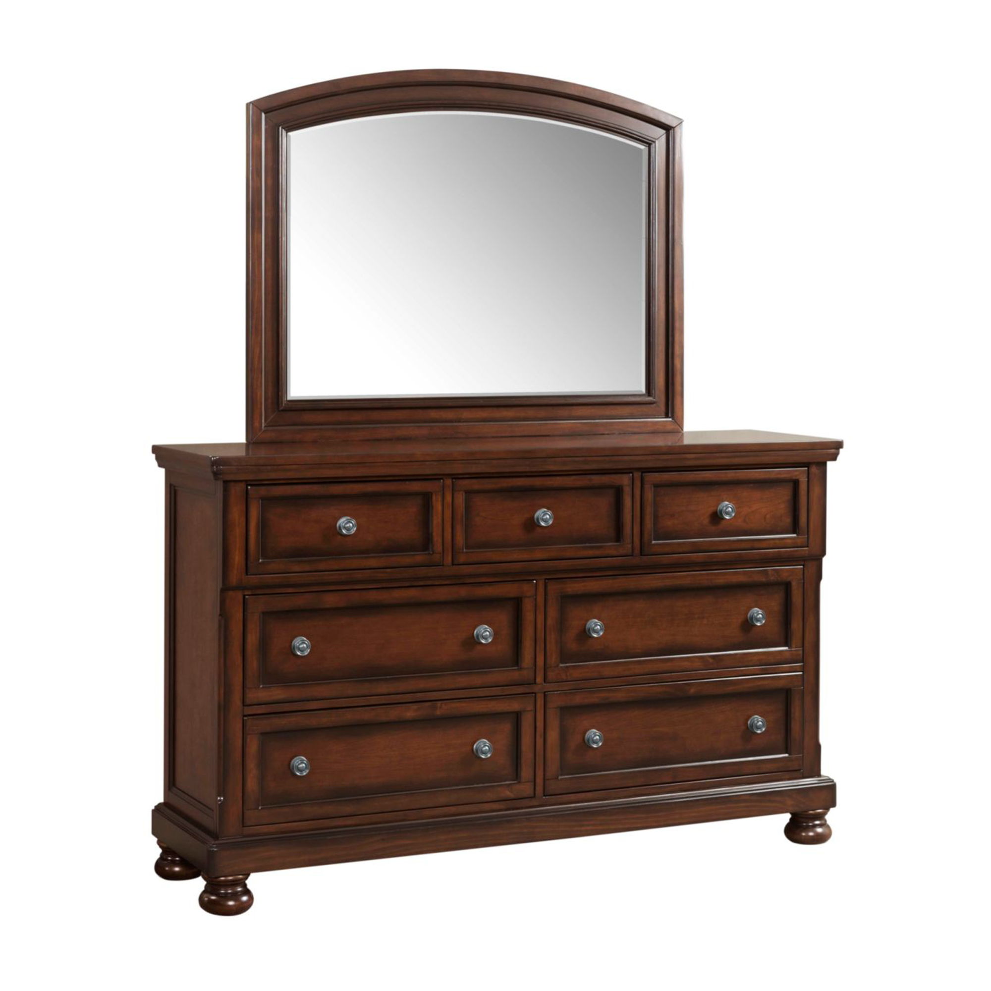 Kingston - Dresser & Mirror - Walnut