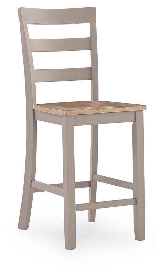 Ashley Furniture Harperfeld - Barstool (Set of 2) - Natural / Gray - Image 3