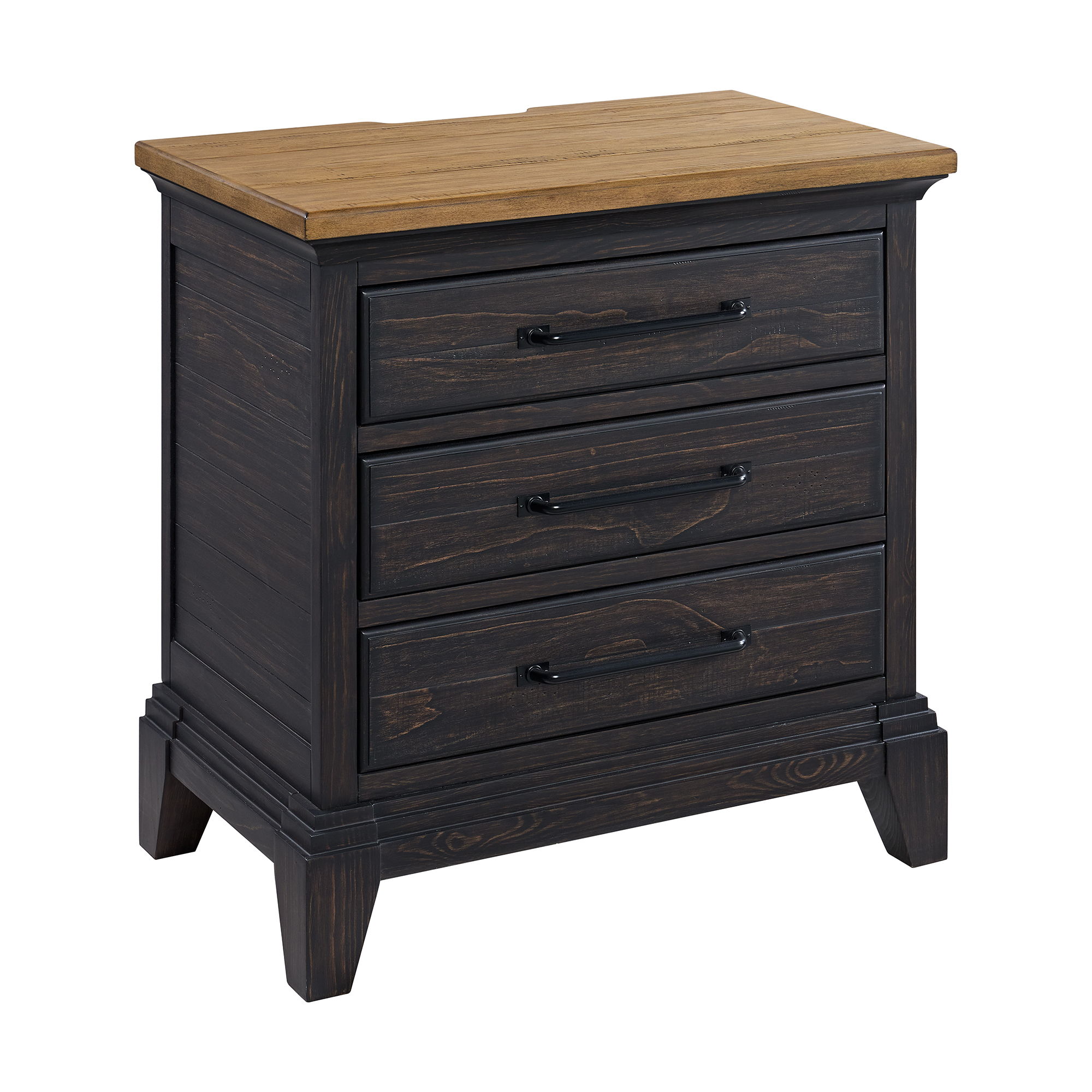 Montrose - Queen Storage 3 Piece Bedroom Set - Espresso & Brown