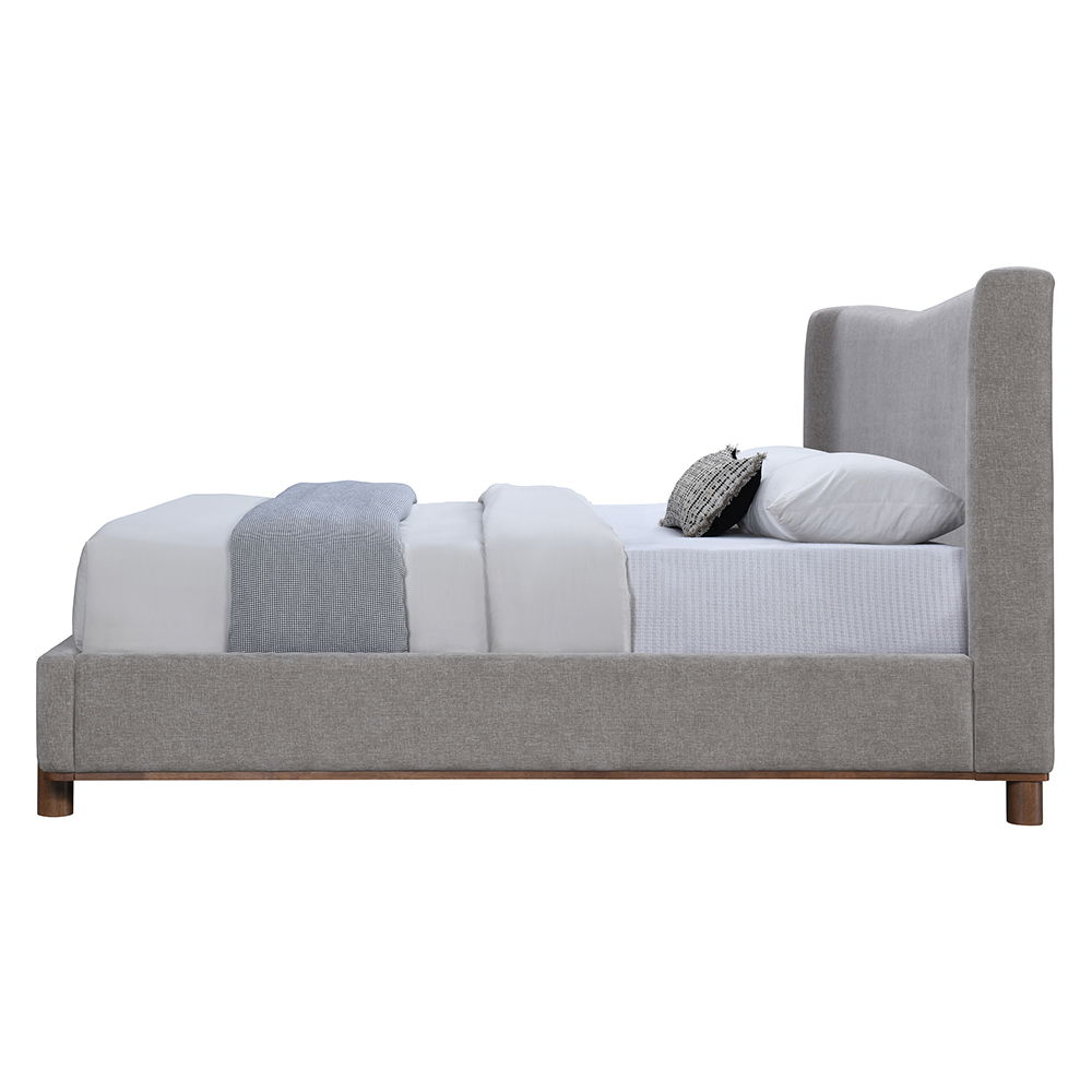 Melbourne - Queen Bed - Gray, gray, view 3