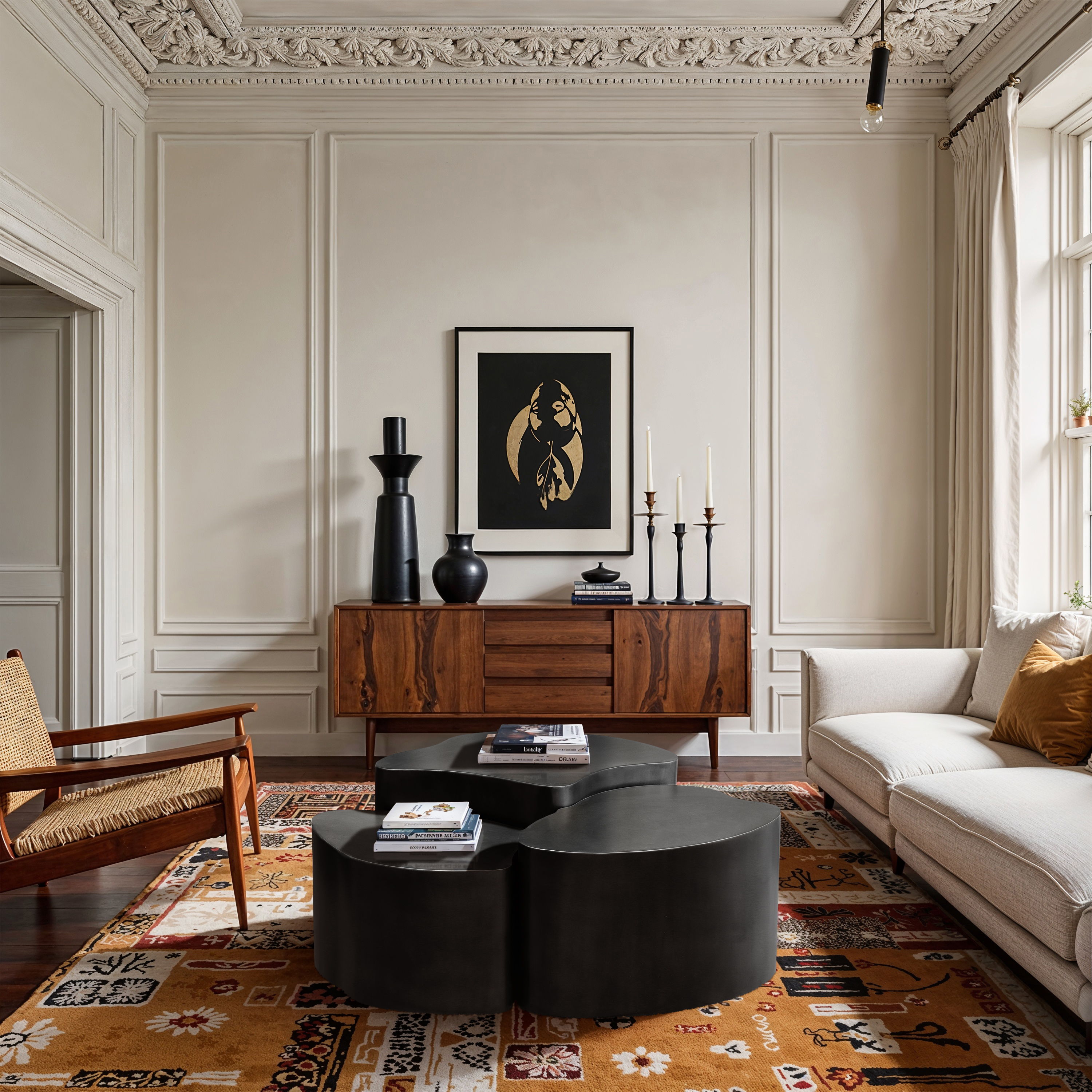 Banyan - Iron Coffee Table - Black