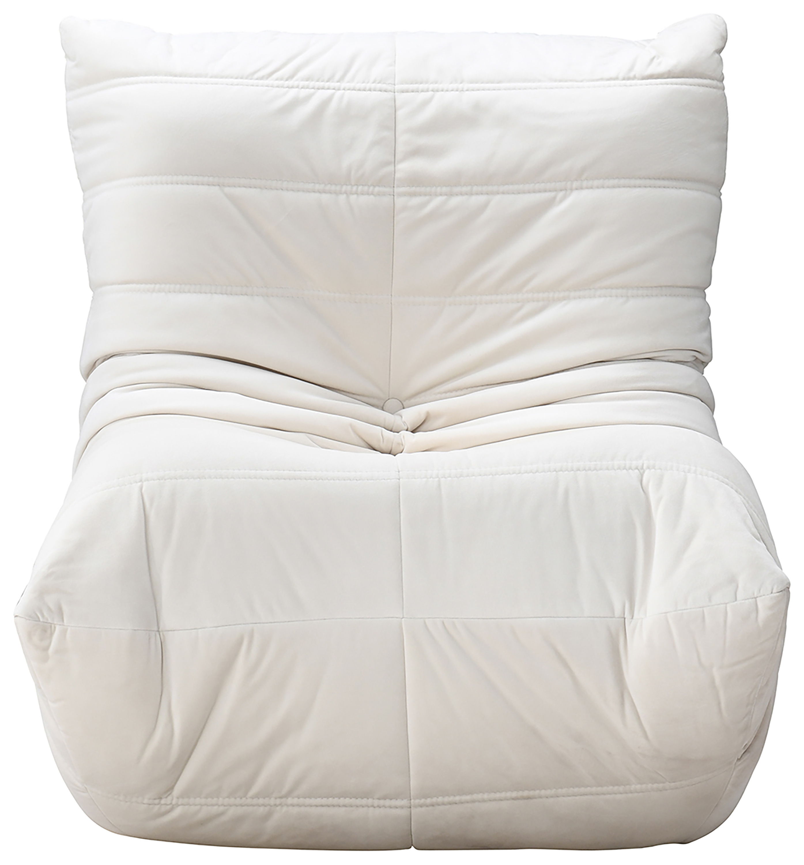Relax - Velvet Upholstered Chair - Cream