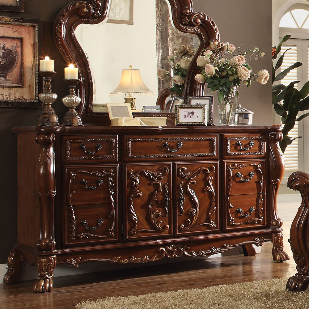 Dresden - Dresser - Cherry Oak, dark brown