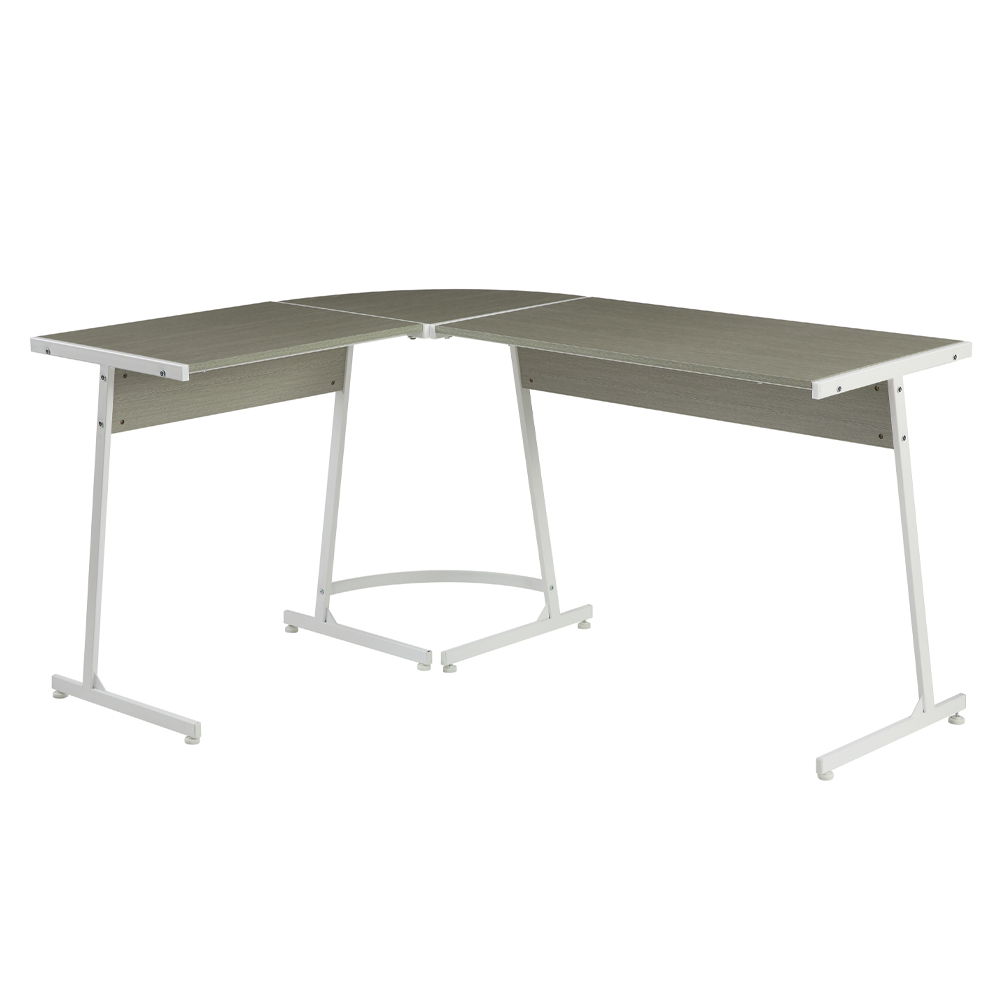 Carver - Computer Desk - Gray & White, dark gray, view 2