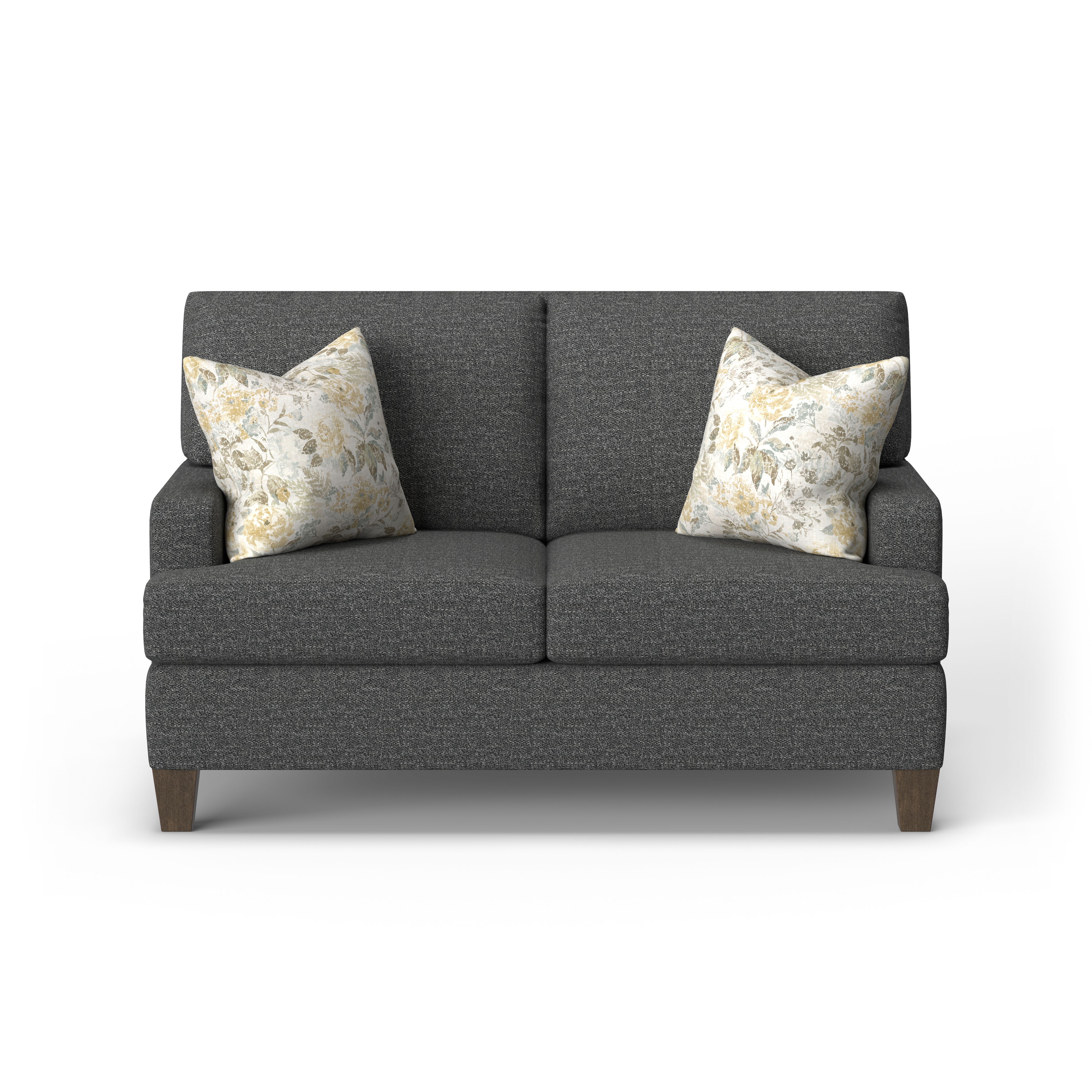 Lloyd - Fabric Loveseat, dark brown, view 5