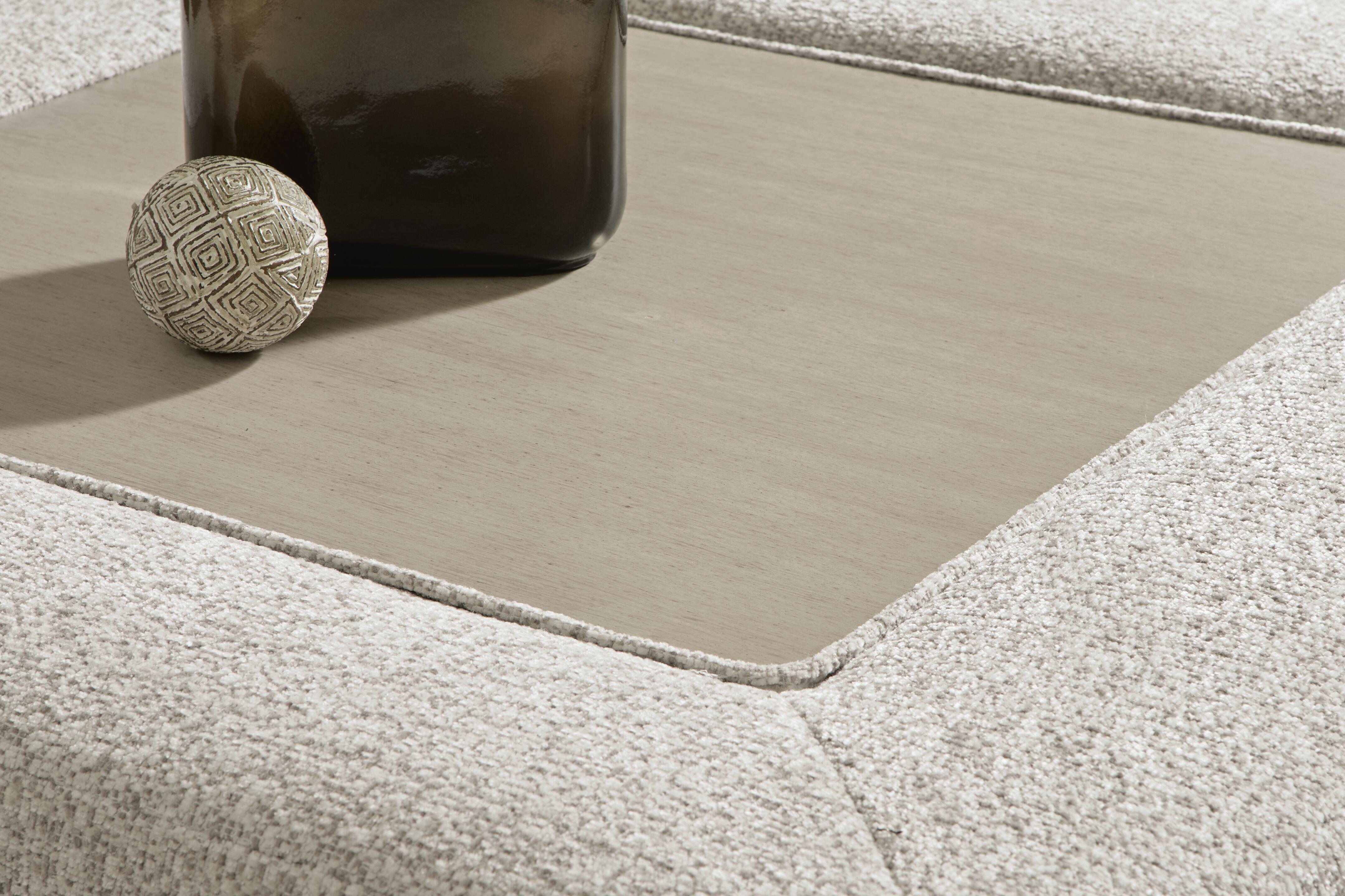 Ashley Furniture Ashbourne Estate - Oversized Accent Ottoman - Snowstone - Image 4