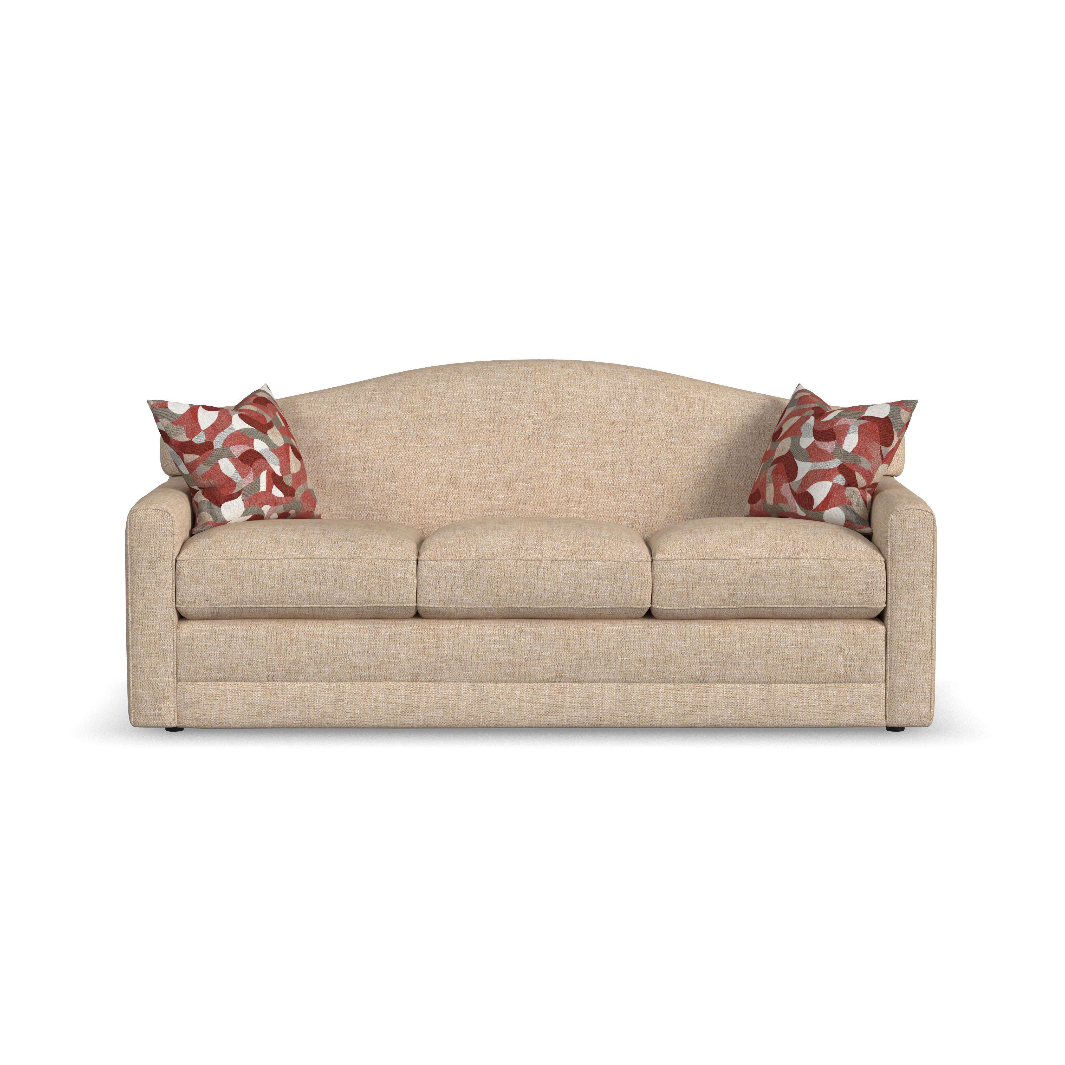 Aggie - Fabric Sofa, white, view 2
