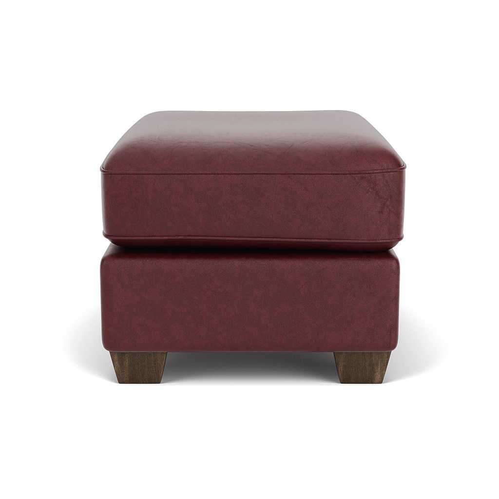 Thornton - Leather Ottoman, dark brown, view 8