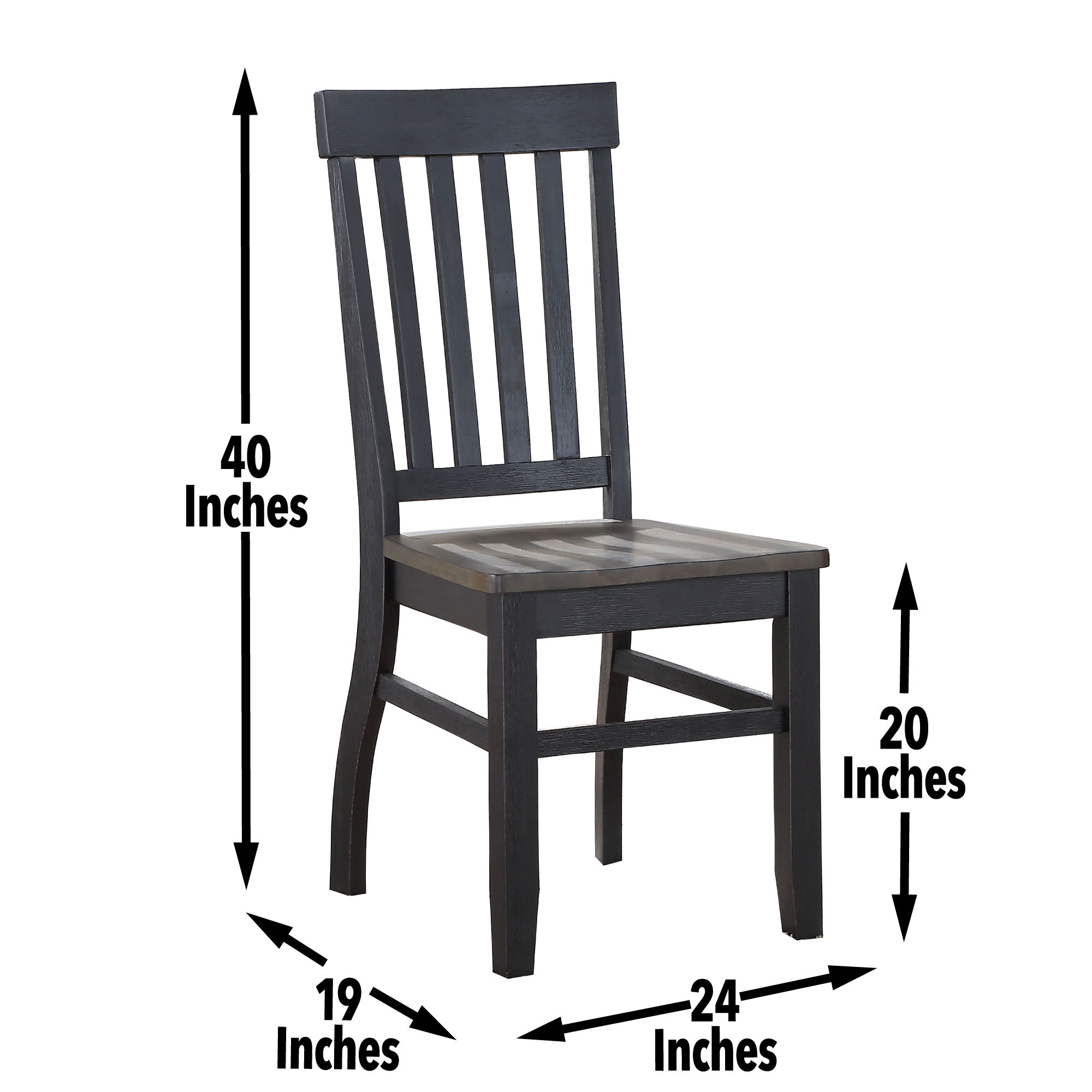 Raven - 5 Piece Dining Set - Dark Brown