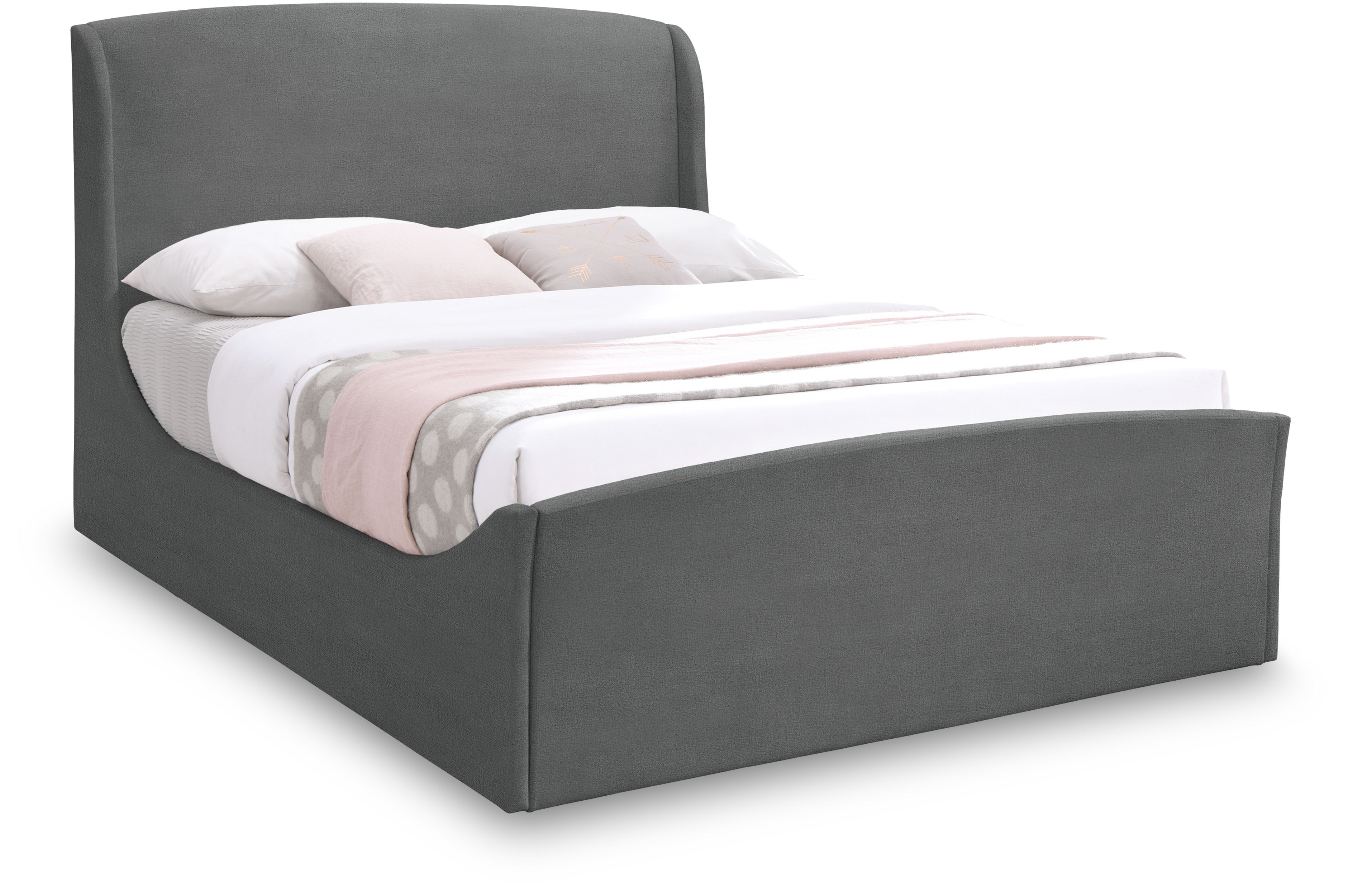 Tess - Queen Bed - Gray