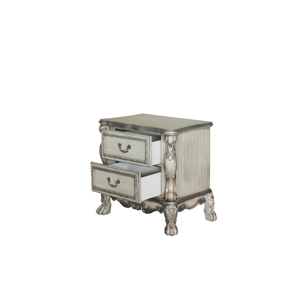 Dresden - Nightstand - Vintage Bone White, white, view 4