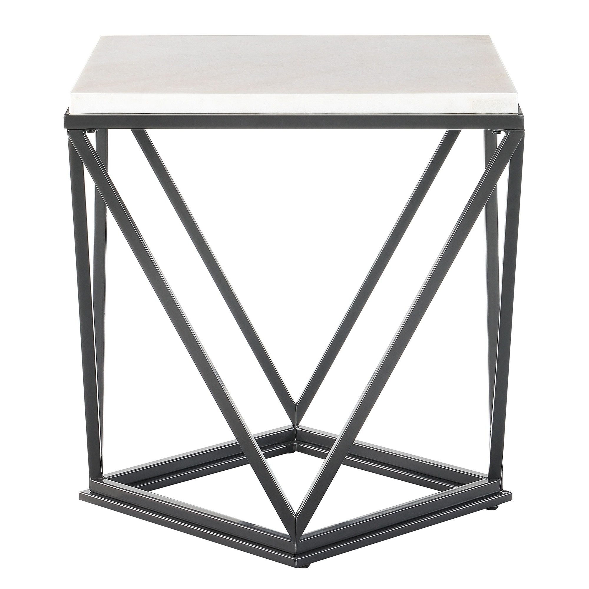 Riko - 22" Square End Table - Black