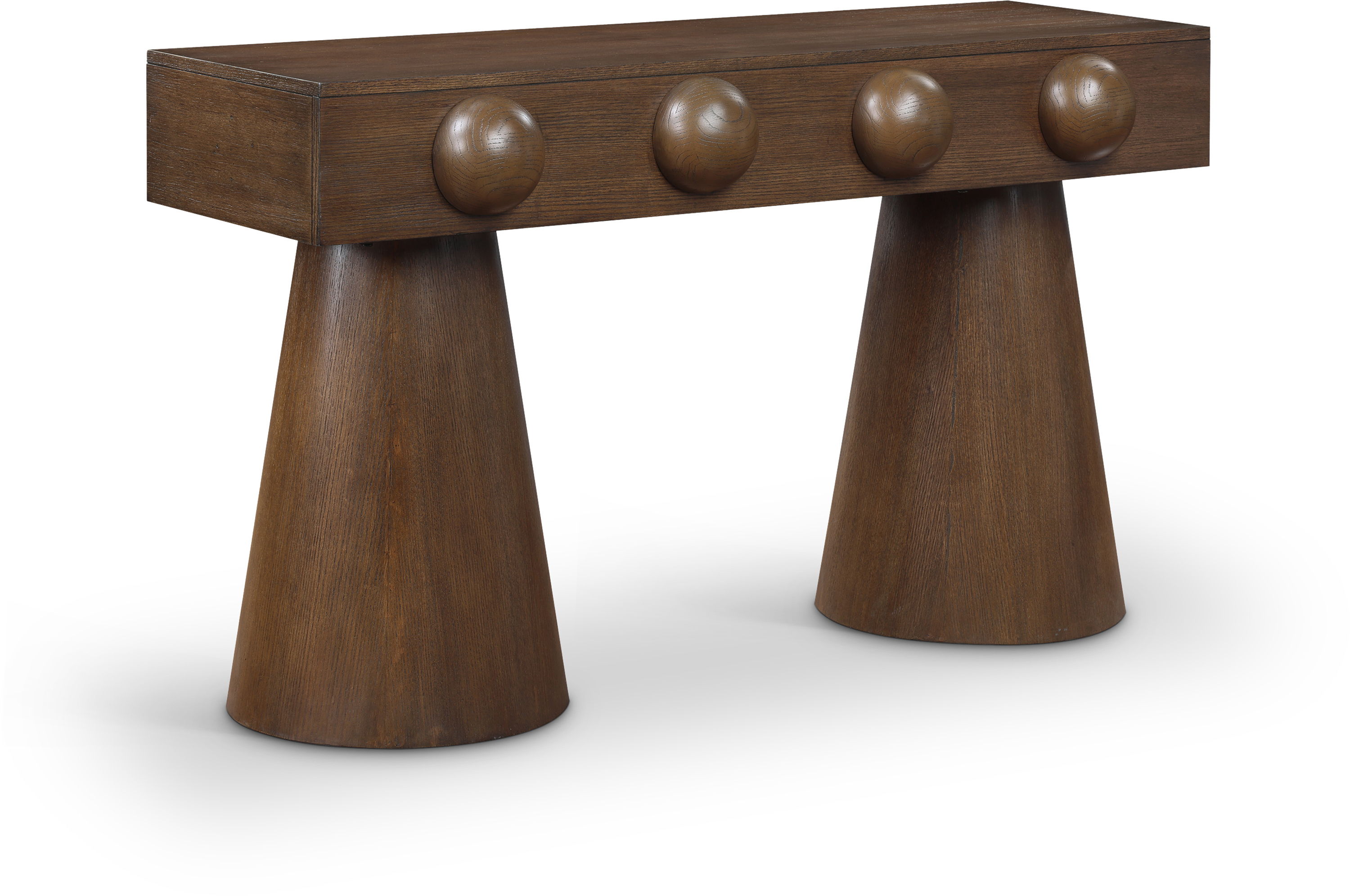 Bracciano - Oak Veneer Console Table - Brown