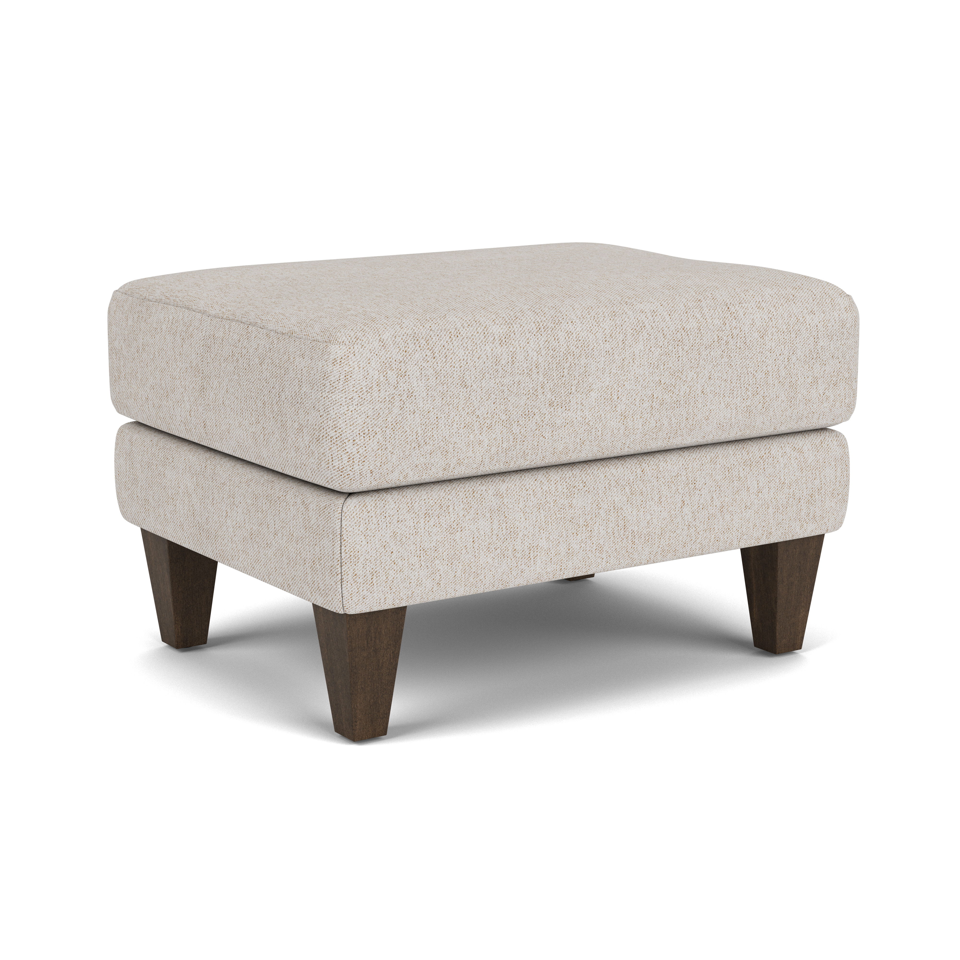 Bond - Fabric Ottoman, dark brown, view 2