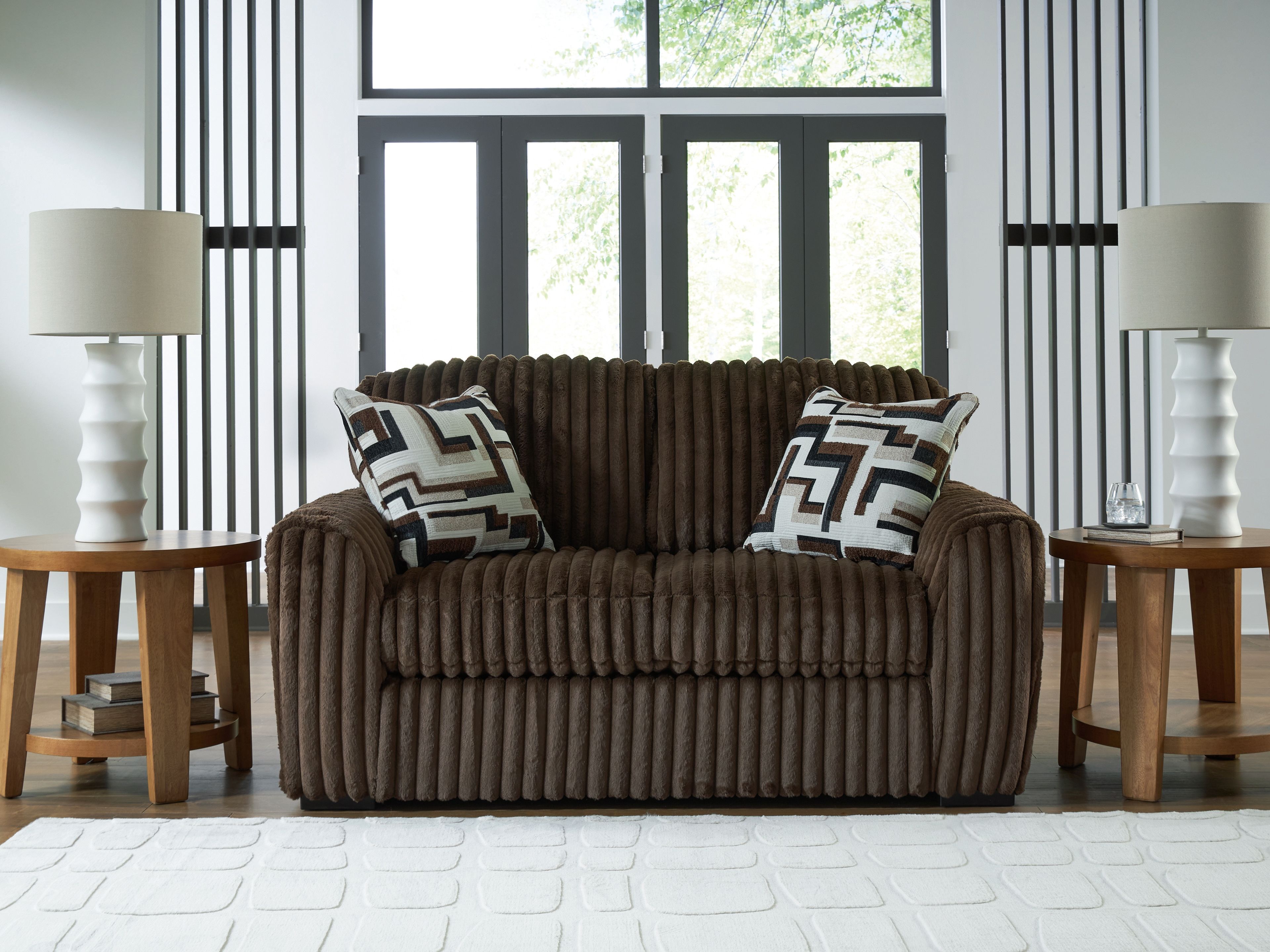 Midnight-Madness - Loveseat - Chocolate