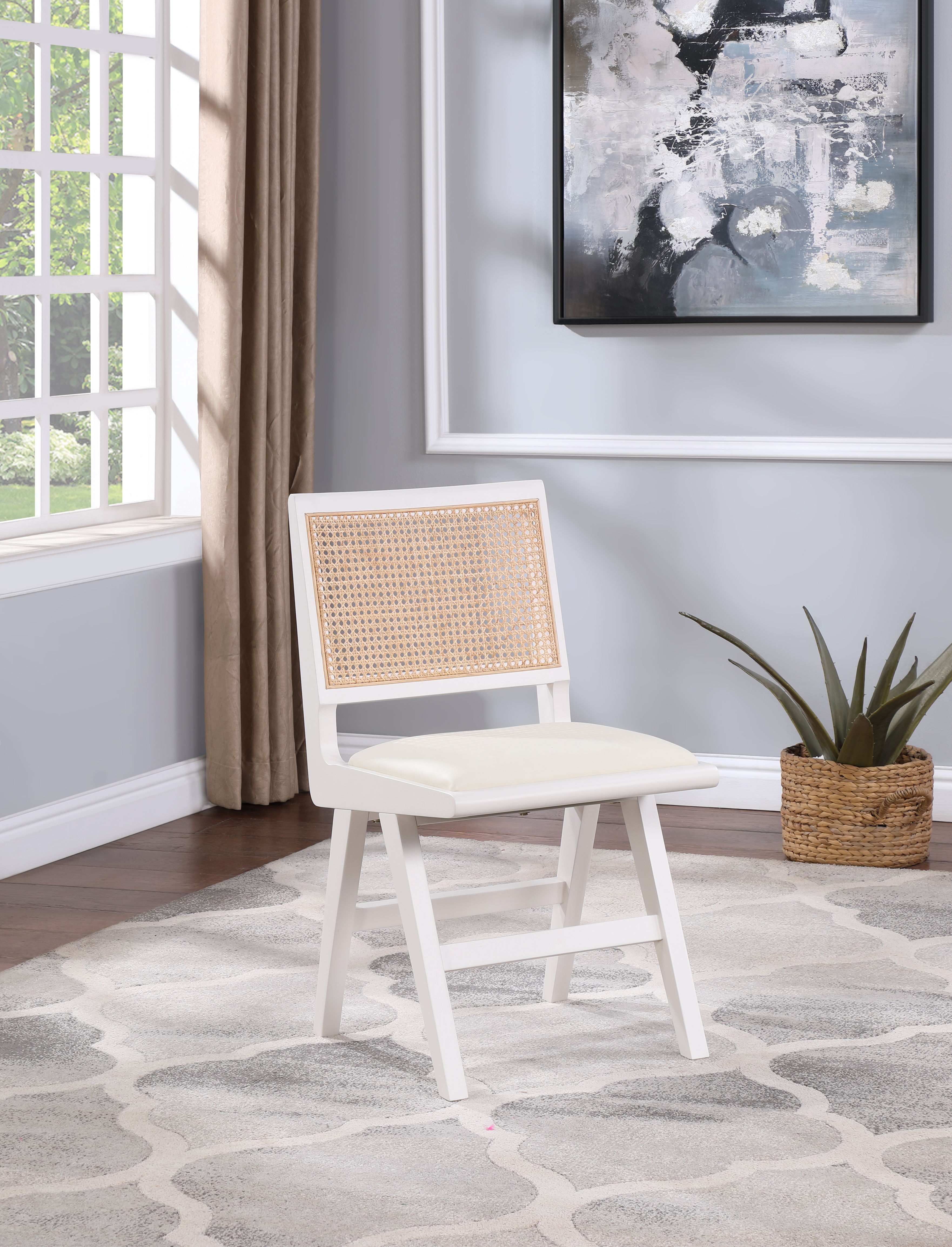 Abby - Dining Side Chair (Set of 2) - White