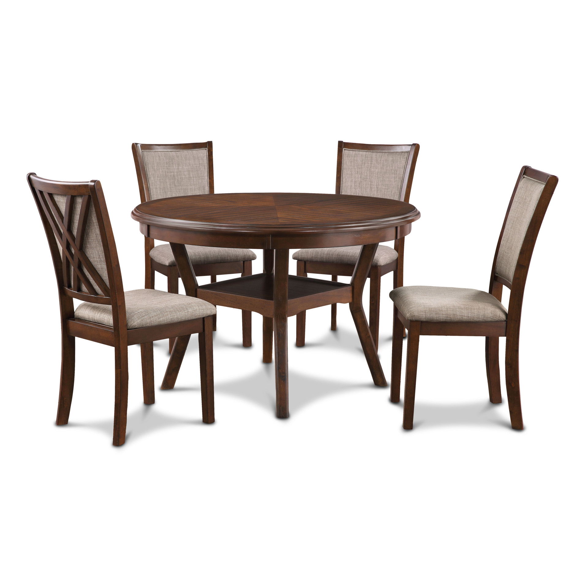 Amy - 5 Piece Dining Set - Cherry Image