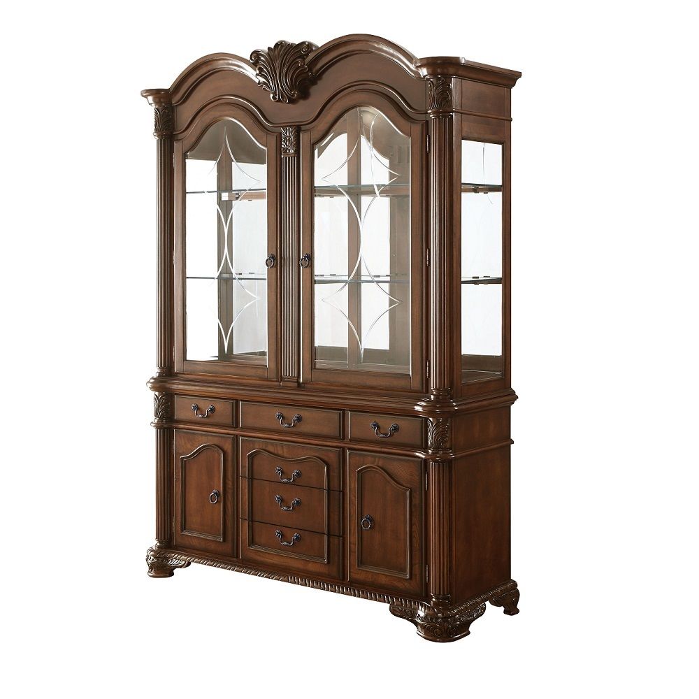 Chateau De Ville - Buffet & Hutch - Cherry, dark brown, view 2