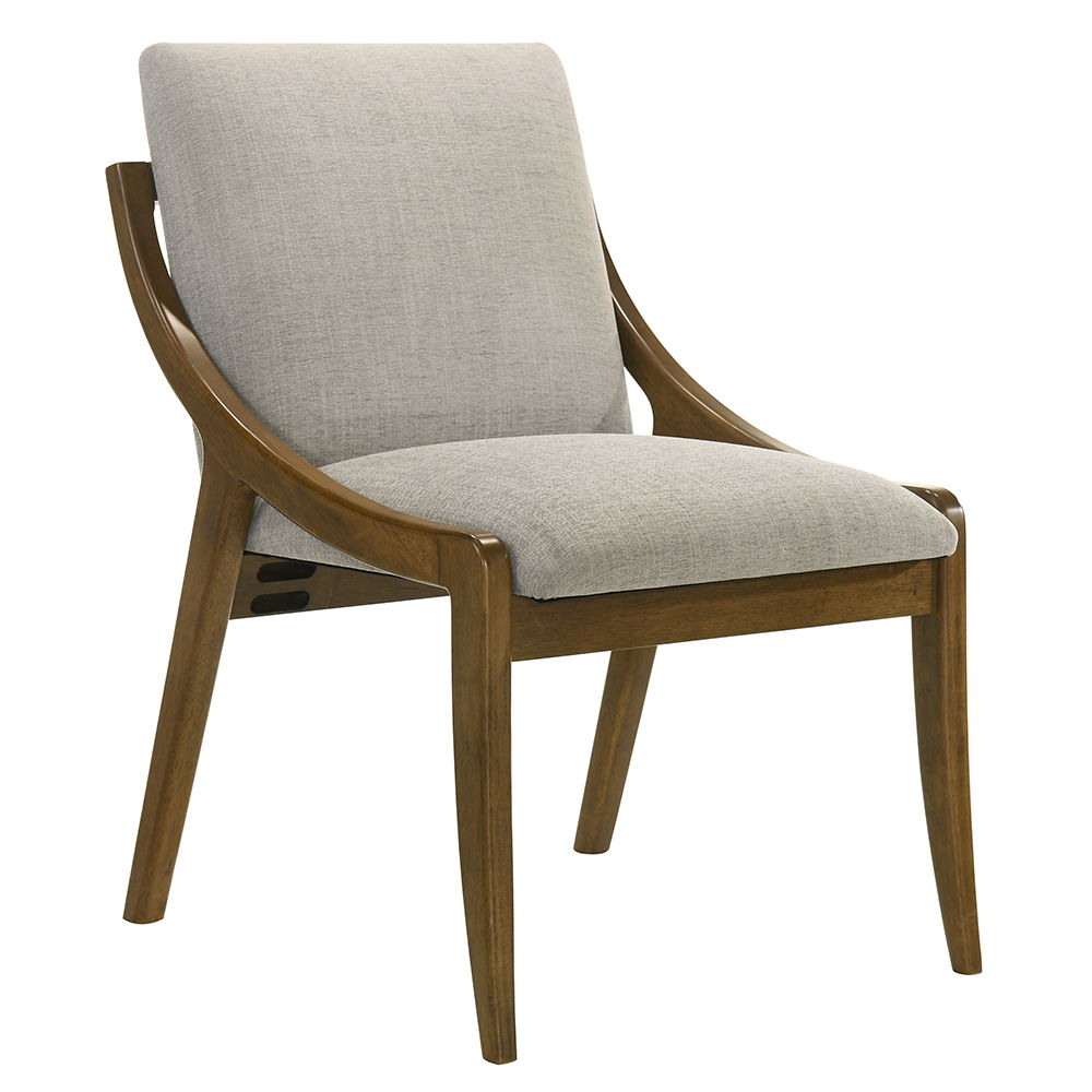 Danzel - Side Chair (Set of 2) - Gray / Vintage Oak, gray, view 2