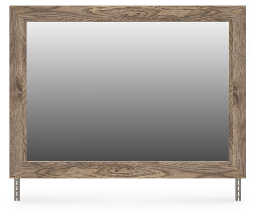Rusticott - Bedroom Mirror - Brown, light brown