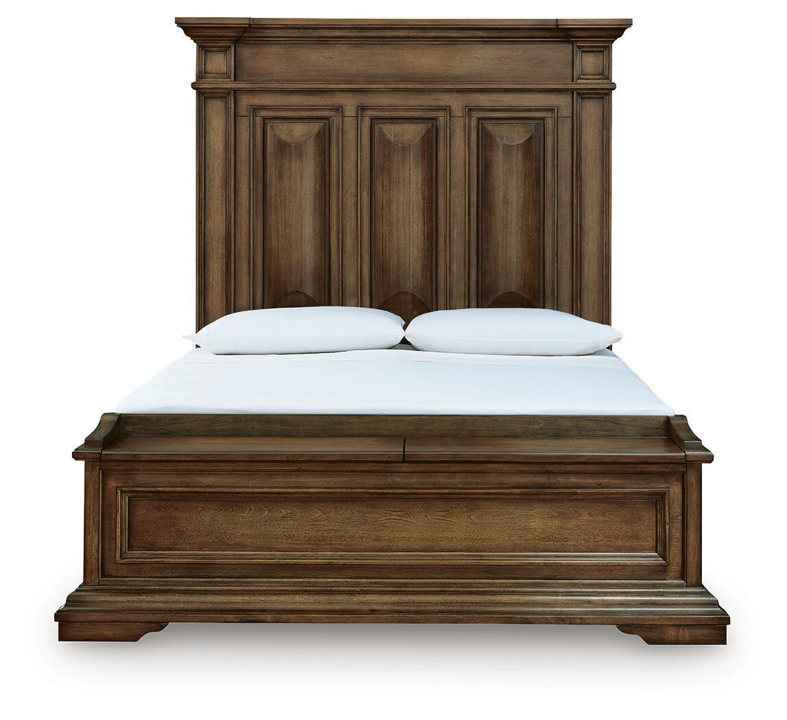 Ashley Furniture Frantanna - Queen Panel Storage Bed - Brown - Image 4