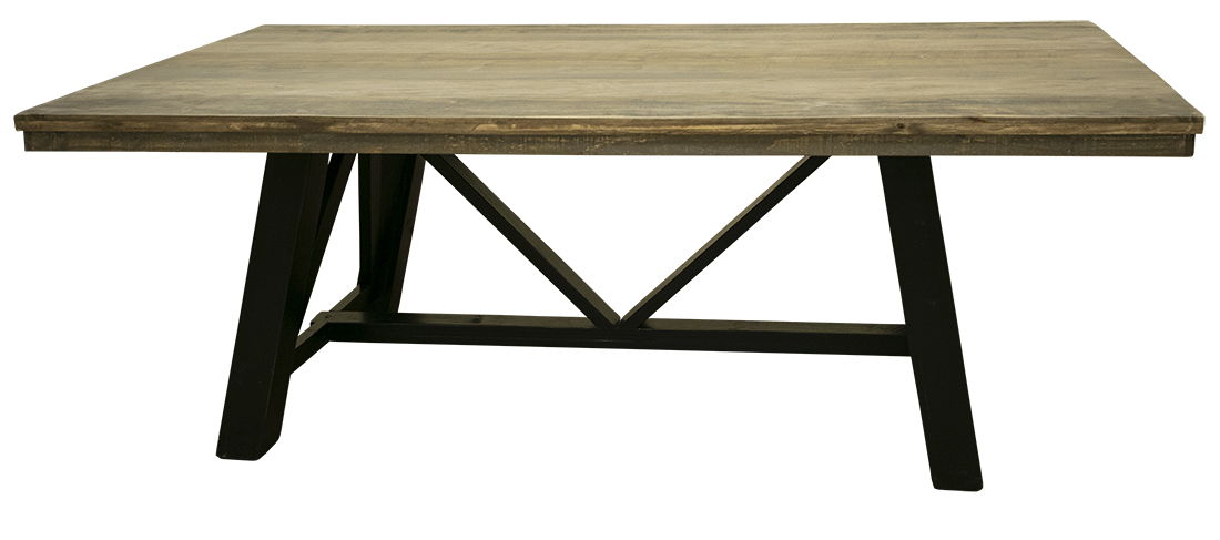 International Furniture Direct Loft Brown - Dining Table - Light Brown