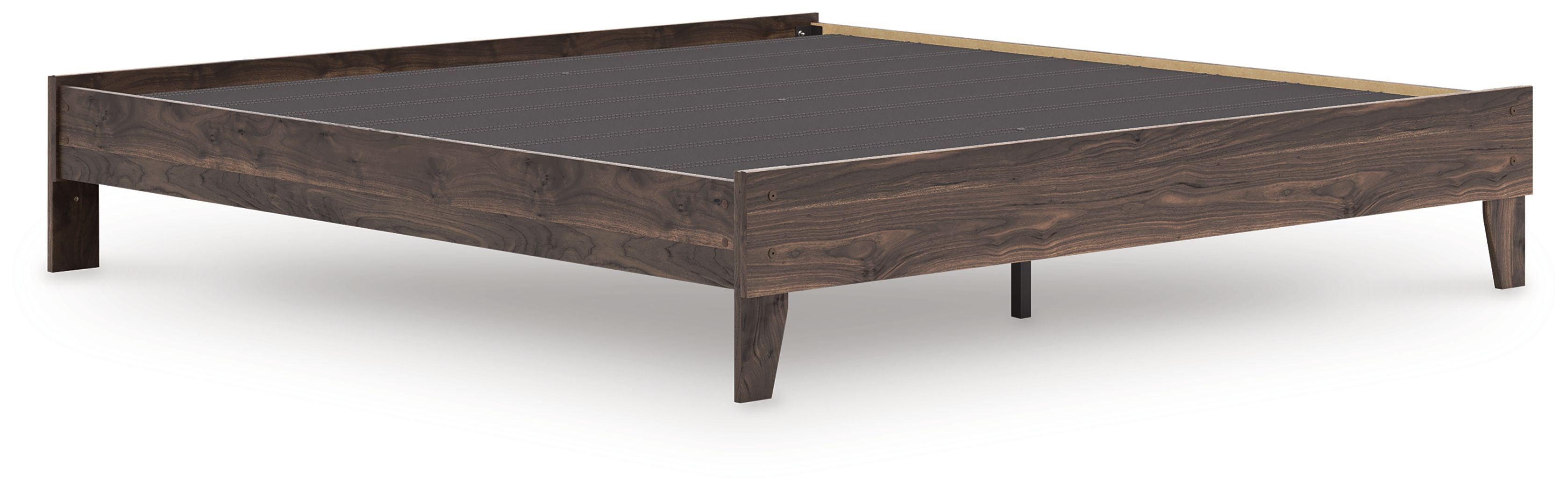 Calverson - King Platform Bed - Mocha