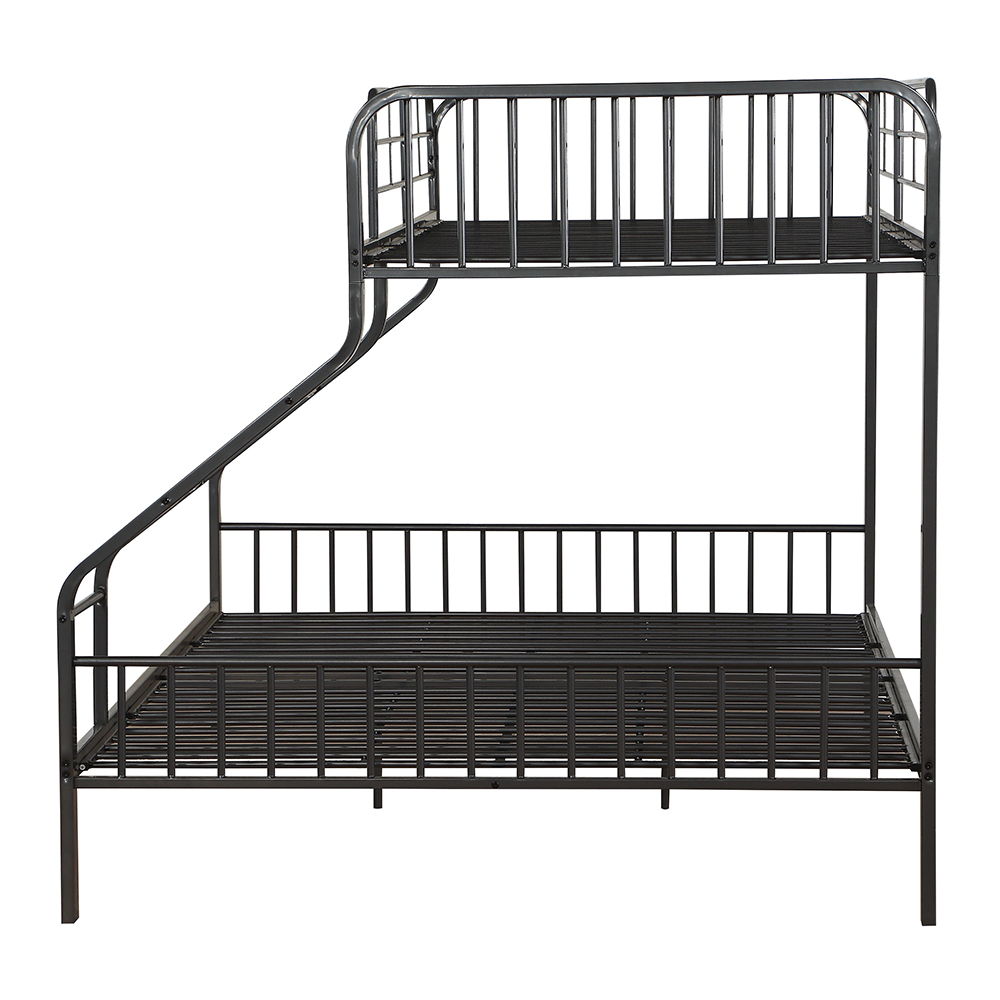 Caius - Twin Long/Queen Bunk Bed - Gunmetal, dark gray, view 3