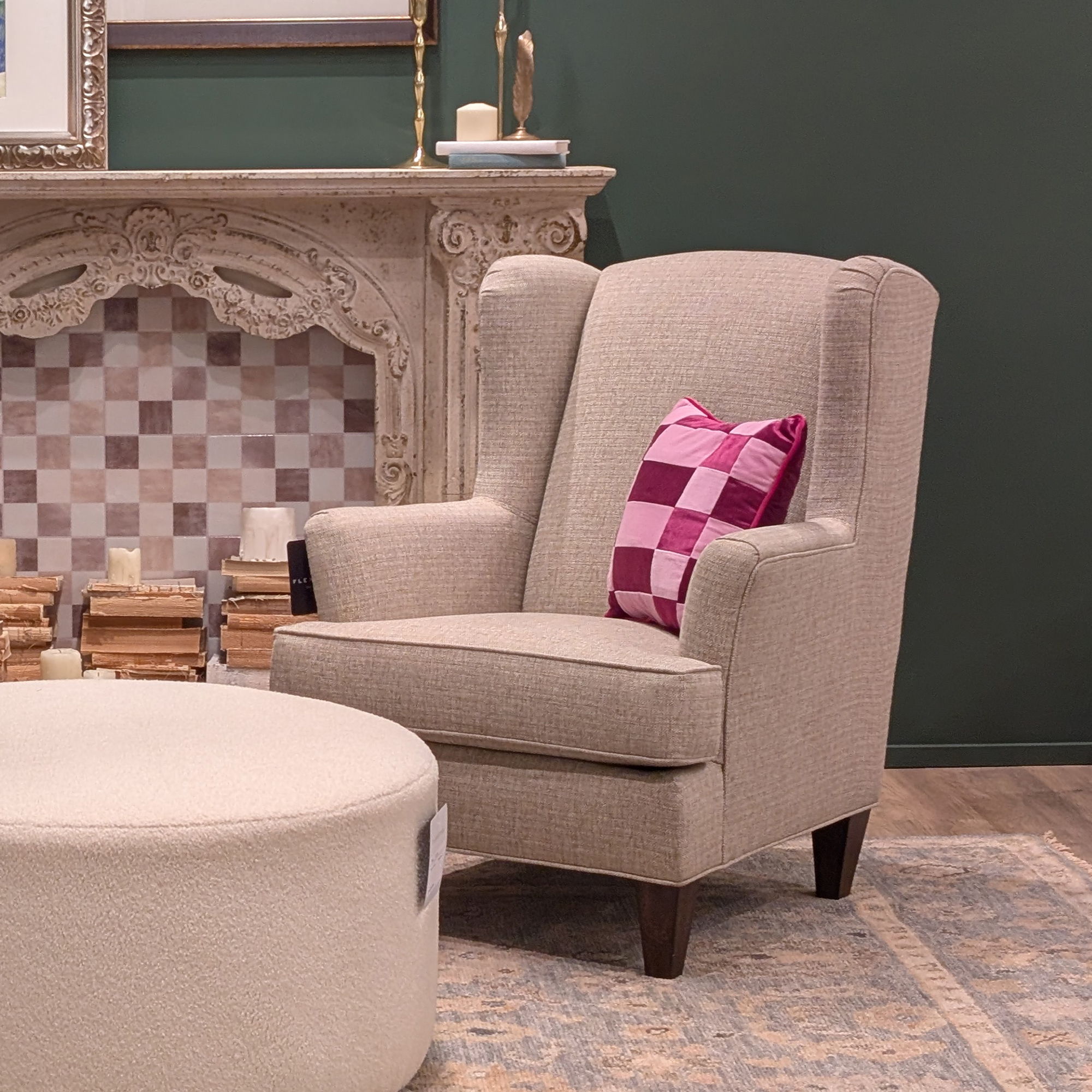Bradstreet - Fabric Chair, gray