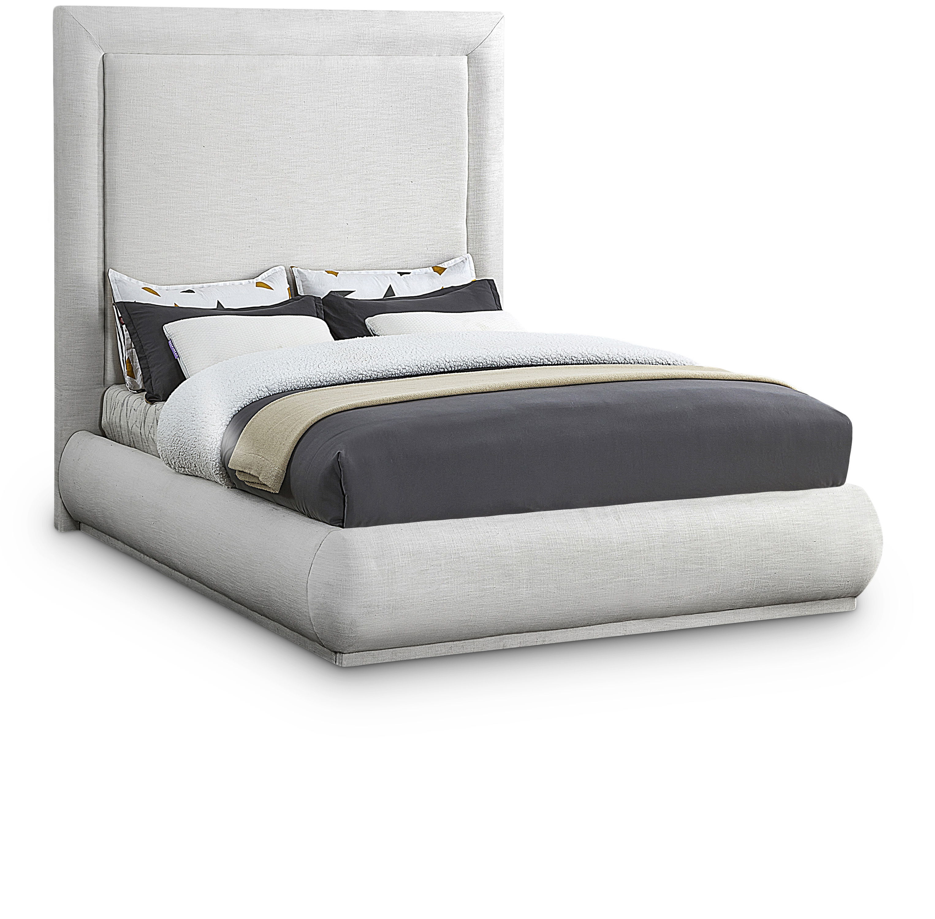 Brooke - Queen Bed - Cream