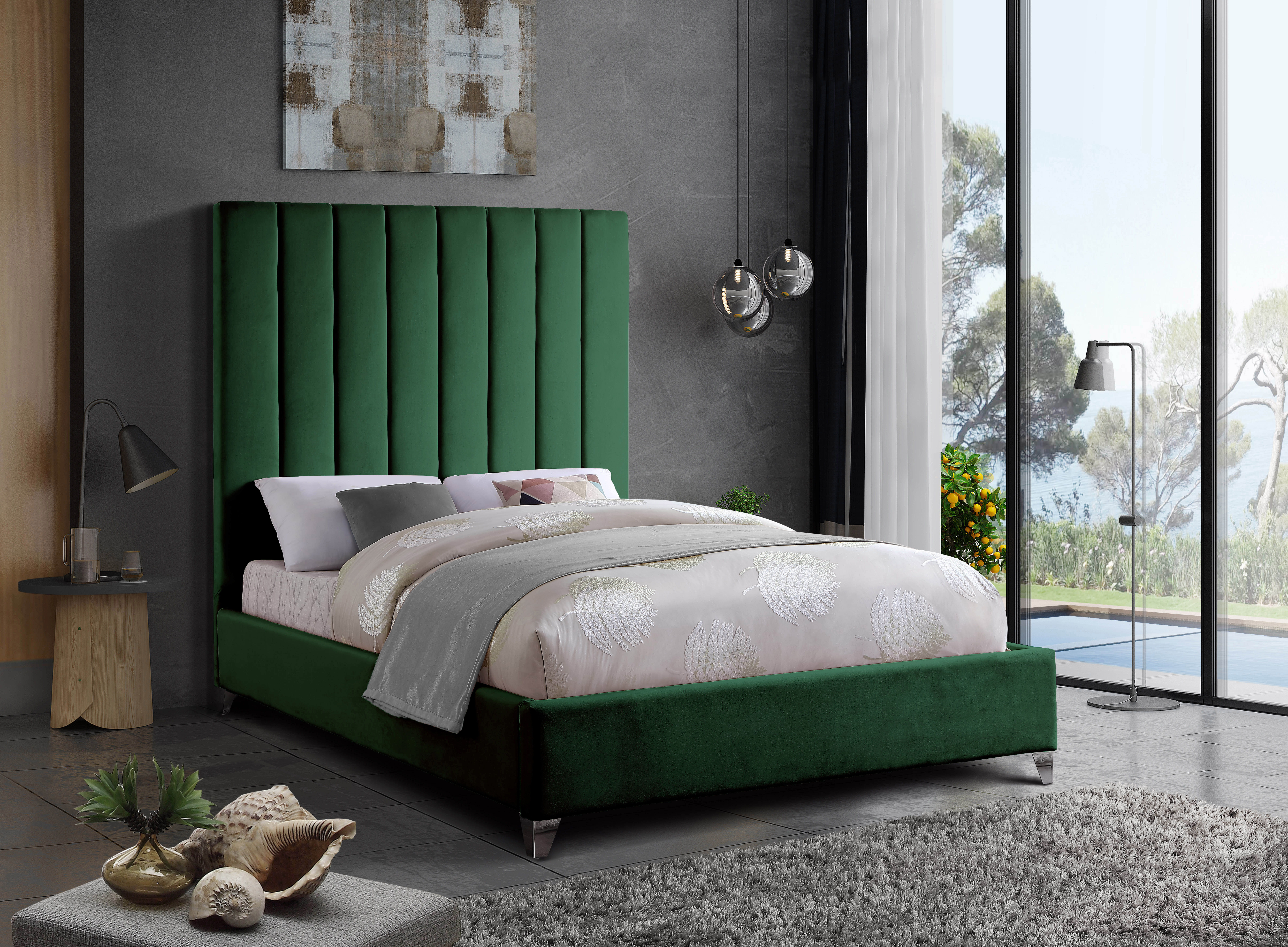 Via - Queen Bed - Green