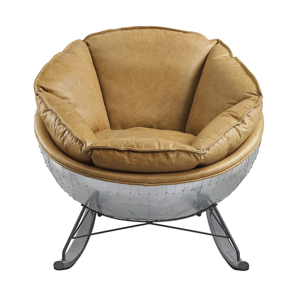 Pippin - Accent Chair - Morocco Top Grain Leather, light brown, view 2
