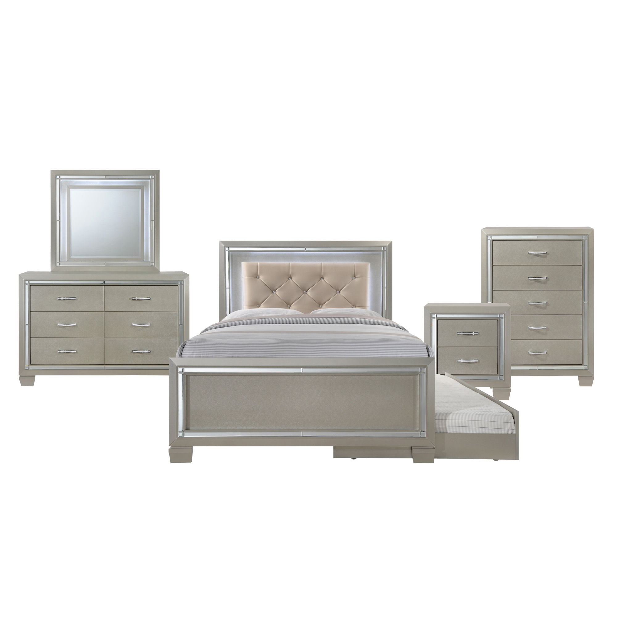 Full · 5 Pc · Bedroom Set