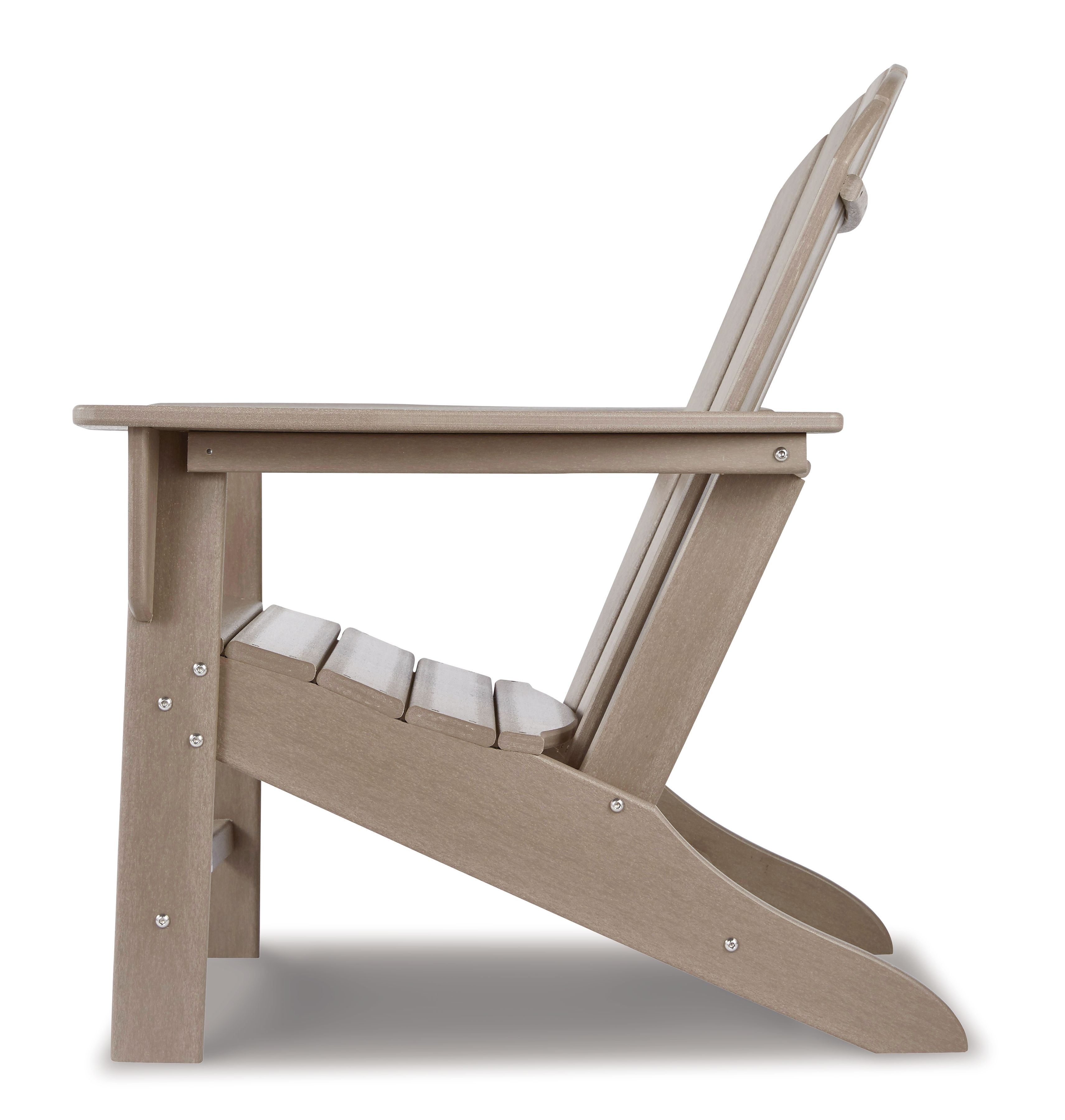 Ashley Furniture Sundown Treasure - 2 Pc. - Adirondack Chair And Ottoman - Driftwood - Image 5