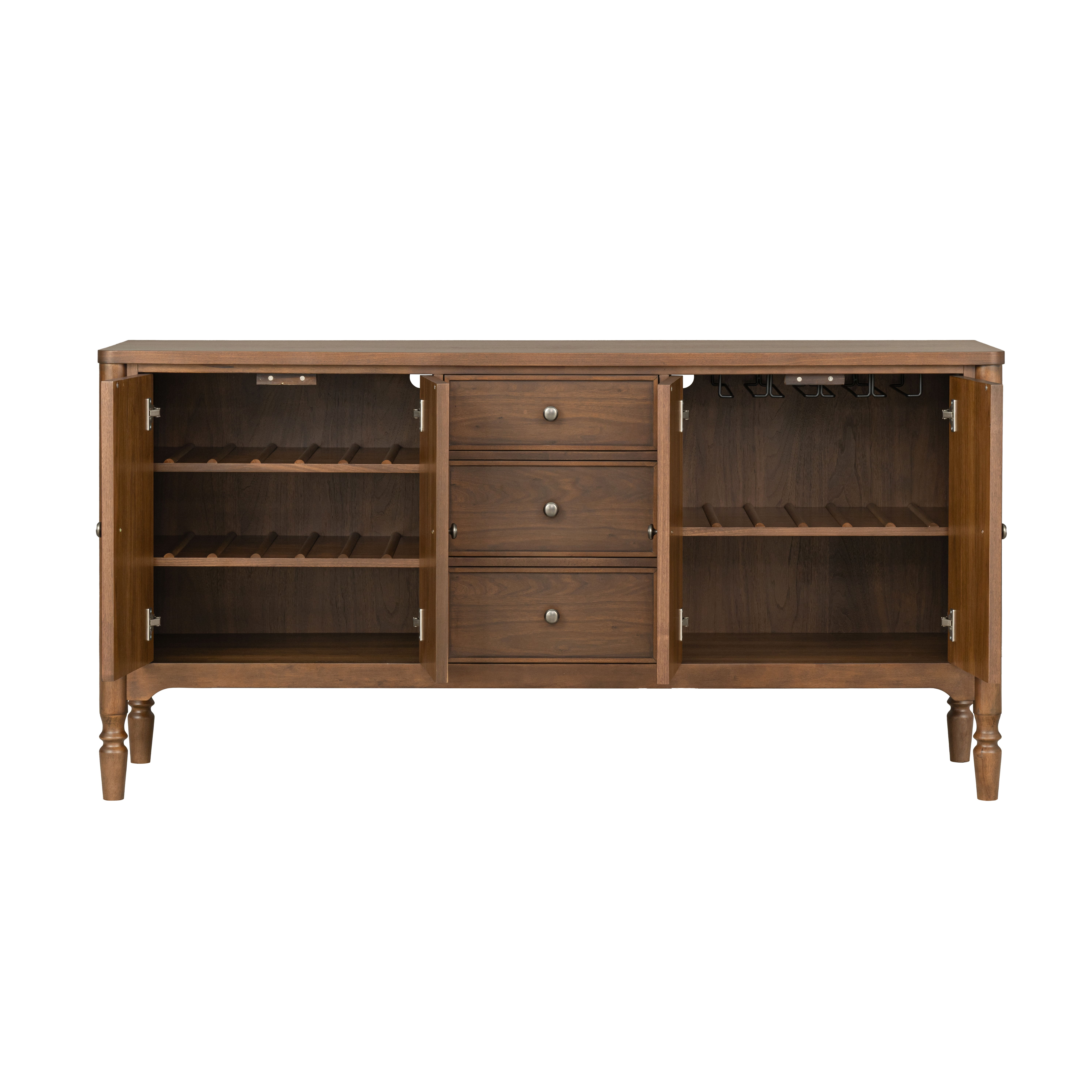 Azalea - Sideboard - Walnut, dark brown, view 2