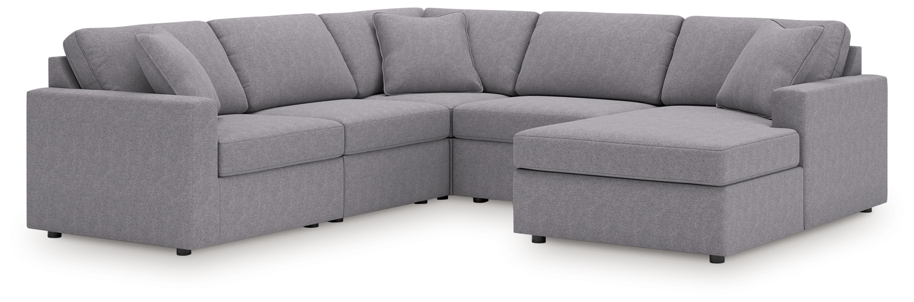 5 Pc · Sectional With Raf Corner Chaise, With Laf Corner Chair