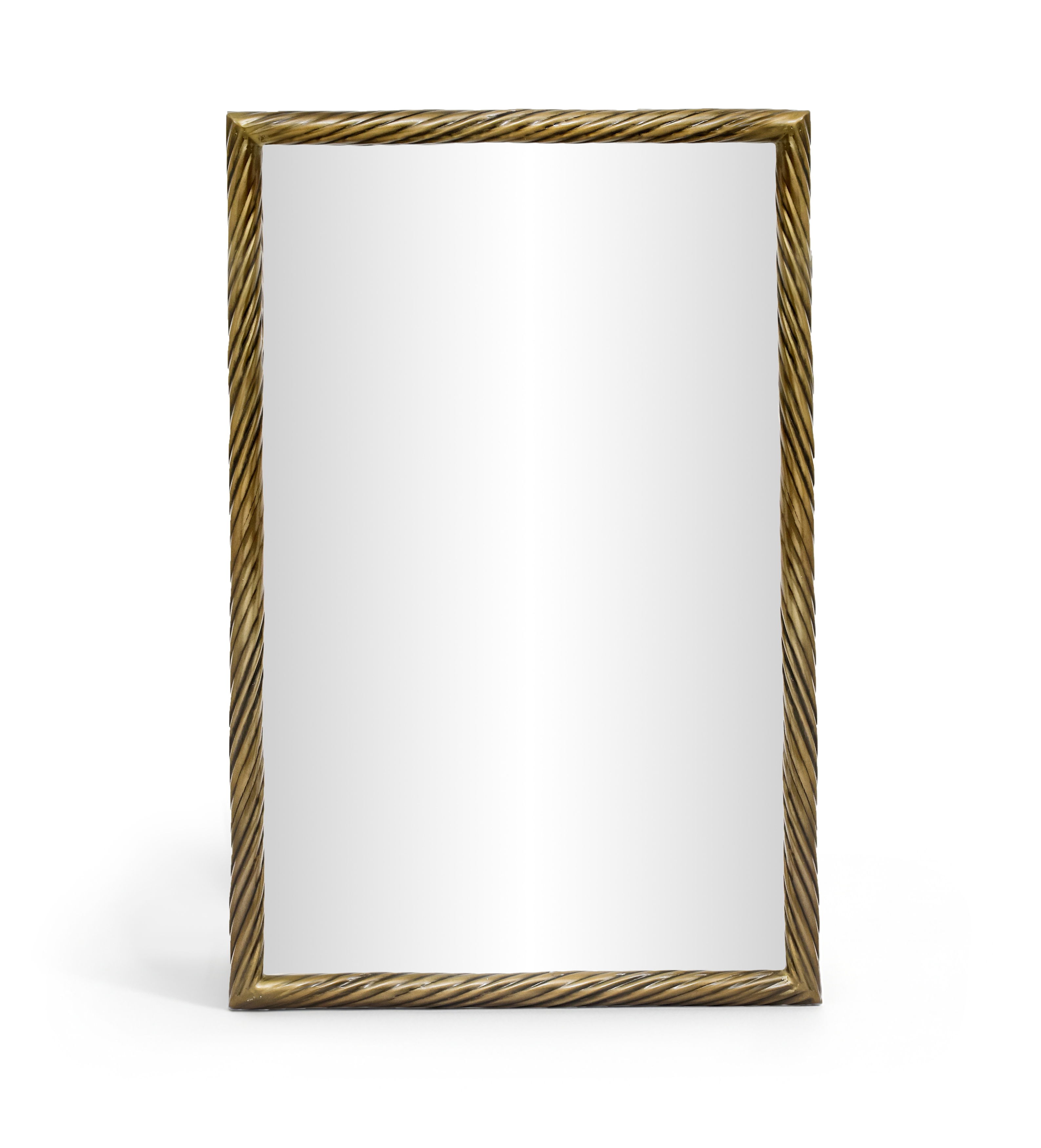 Avara - 20" x 31" Iron Mirror - Gold