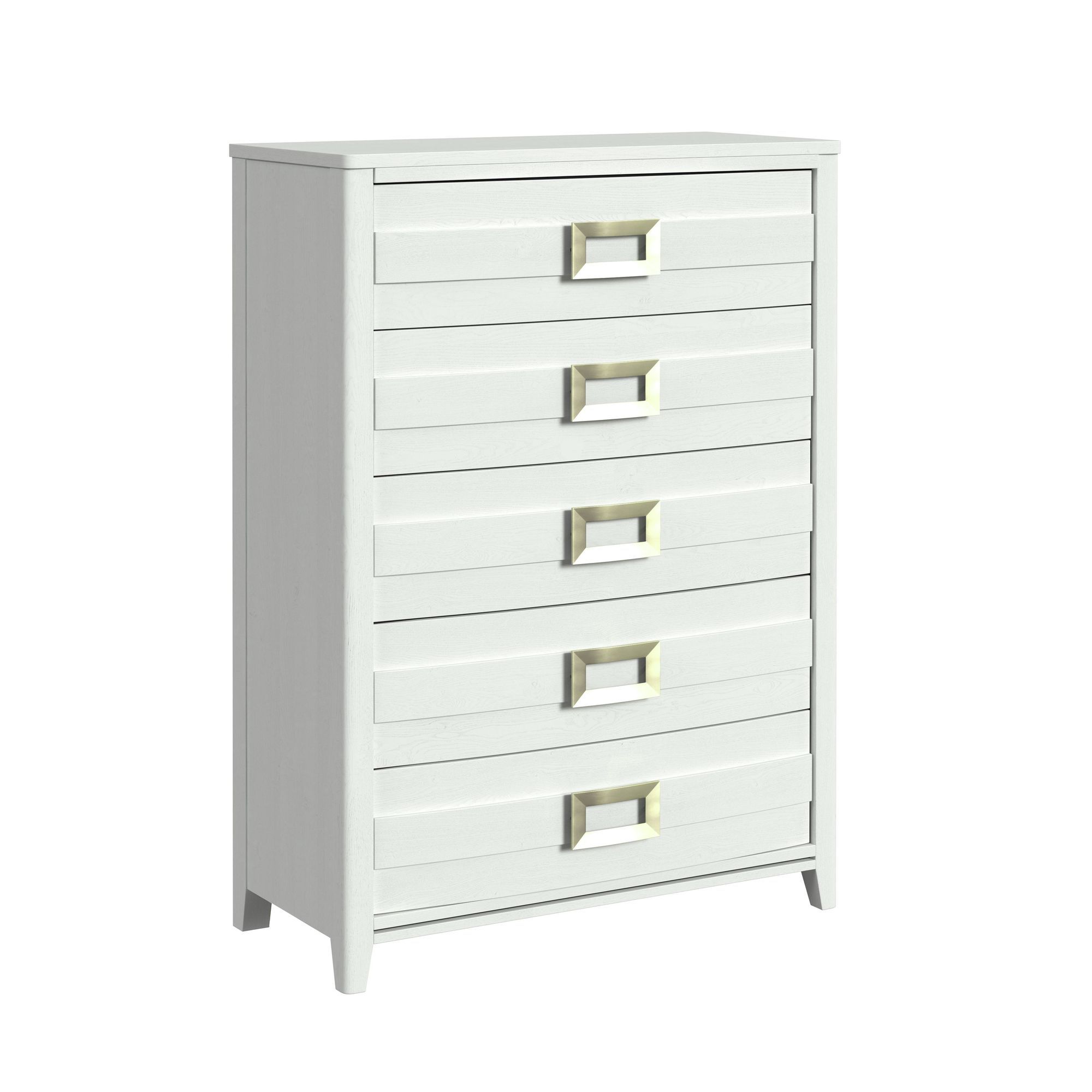 Tobias - 5-Drawer Chest - White