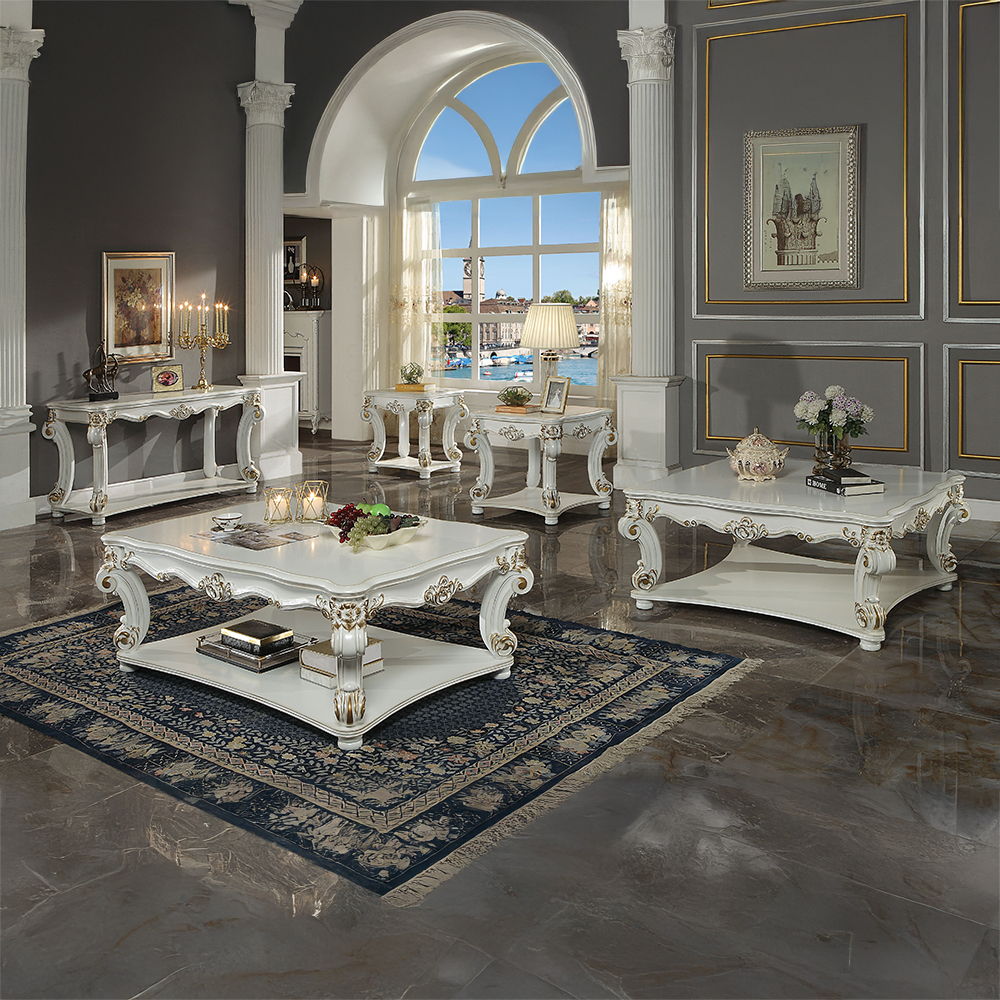 Vendome - Coffee Table - Antique Pearl, white, view 5